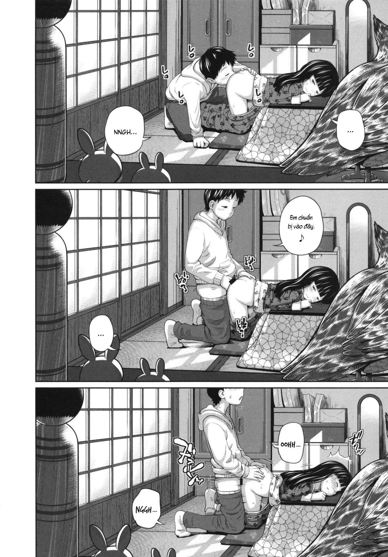 HentaiVN.net - Ảnh 4 - 3 trong số này có mối quan hệ loạn luân 2. [Kono Naka ni Kinshin Soukan Shiteiru Musume ga 3-nin Imasu #2] - Kết thúc.