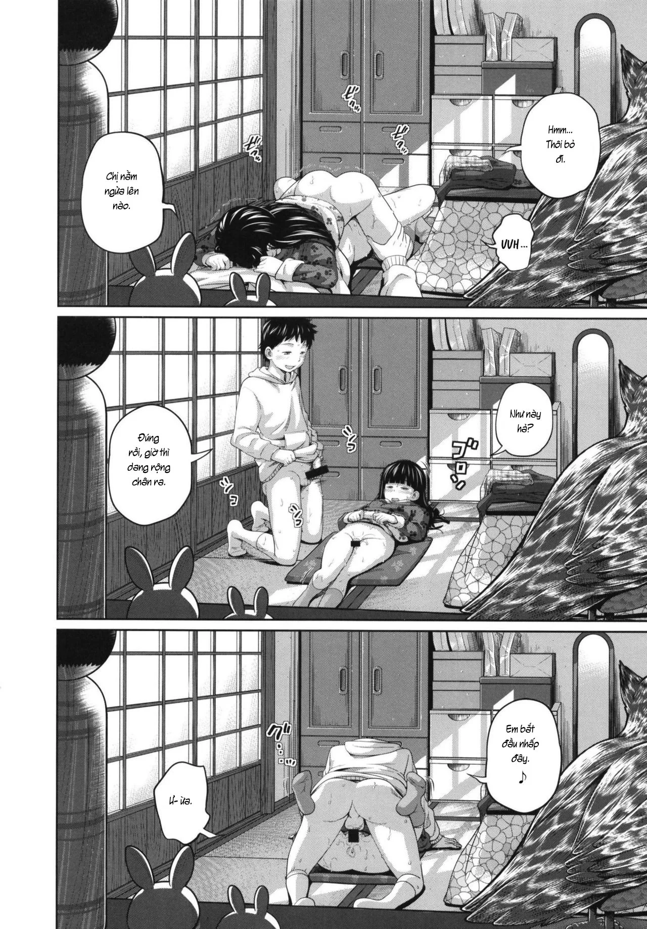HentaiVN.net - Ảnh 6 - 3 trong số này có mối quan hệ loạn luân 2. [Kono Naka ni Kinshin Soukan Shiteiru Musume ga 3-nin Imasu #2] - Kết thúc.