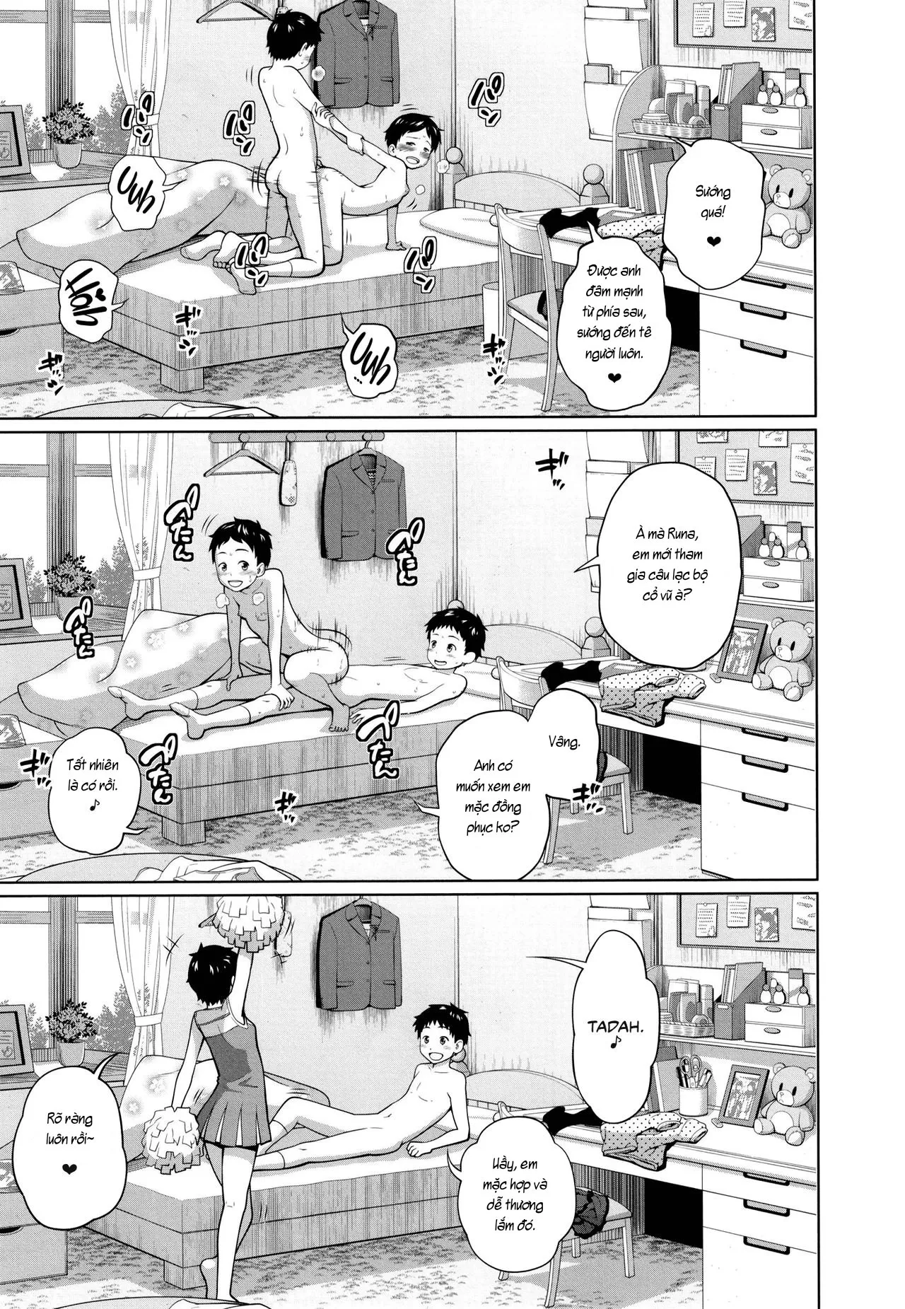 HentaiVN.net - Ảnh 5 - 3 trong số này có mối quan hệ loạn luân 3. [Kono Naka ni Kinshin Soukan Shiteiru Musume ga 3-nin Imasu #3] - Chap 2: Trường hợp 2.