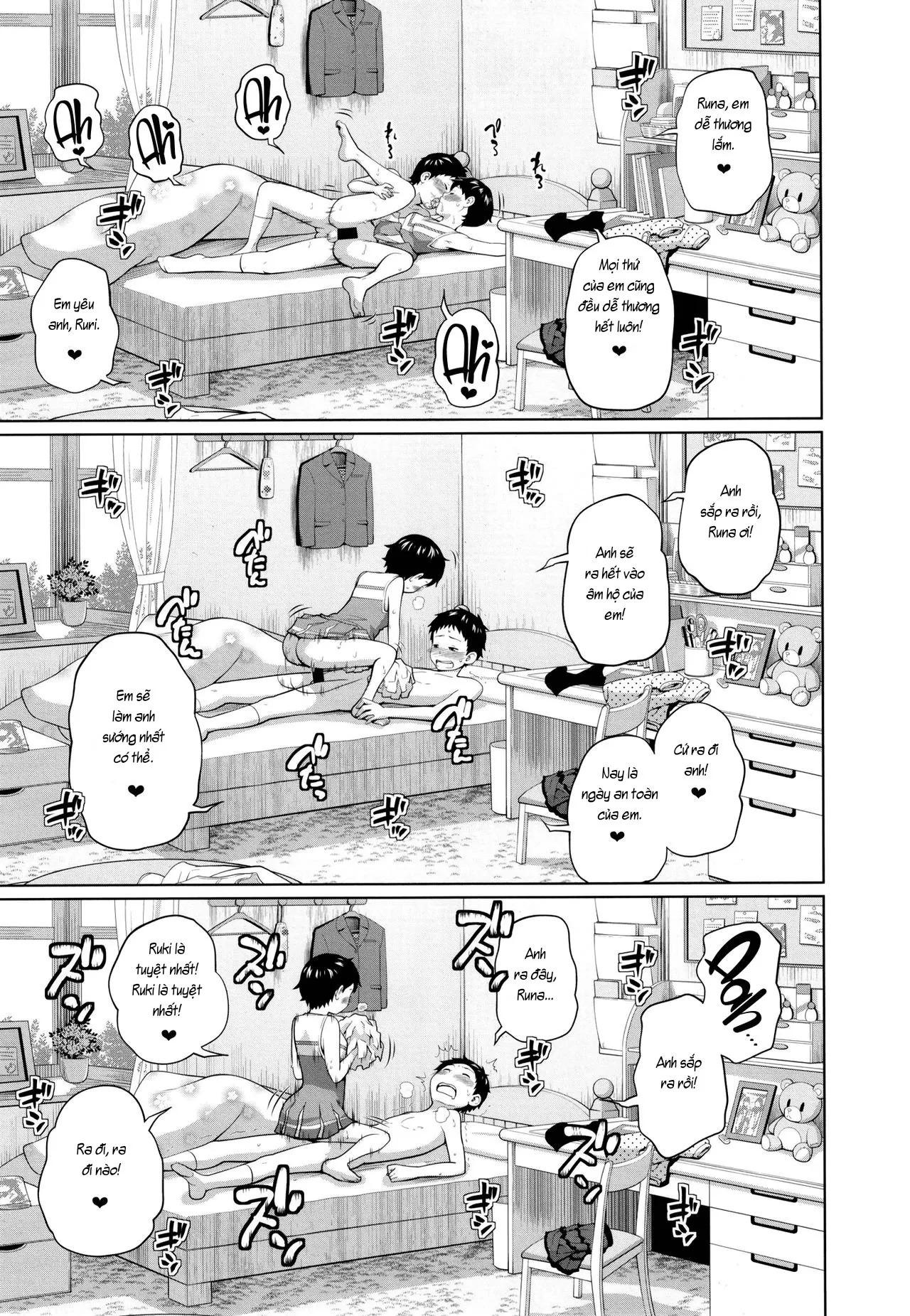 HentaiVN.net - Ảnh 7 - 3 trong số này có mối quan hệ loạn luân 3. [Kono Naka ni Kinshin Soukan Shiteiru Musume ga 3-nin Imasu #3] - Chap 2: Trường hợp 2.