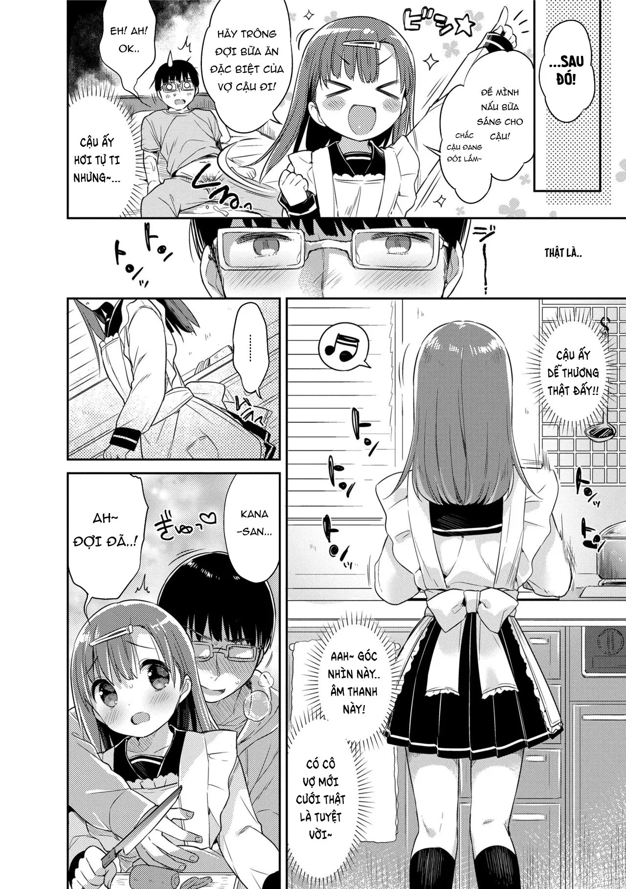 HentaiVN.net - Ảnh 11 - Hatsukoi Ecchi - First love H. - Chap 1: Vợ mới cưới