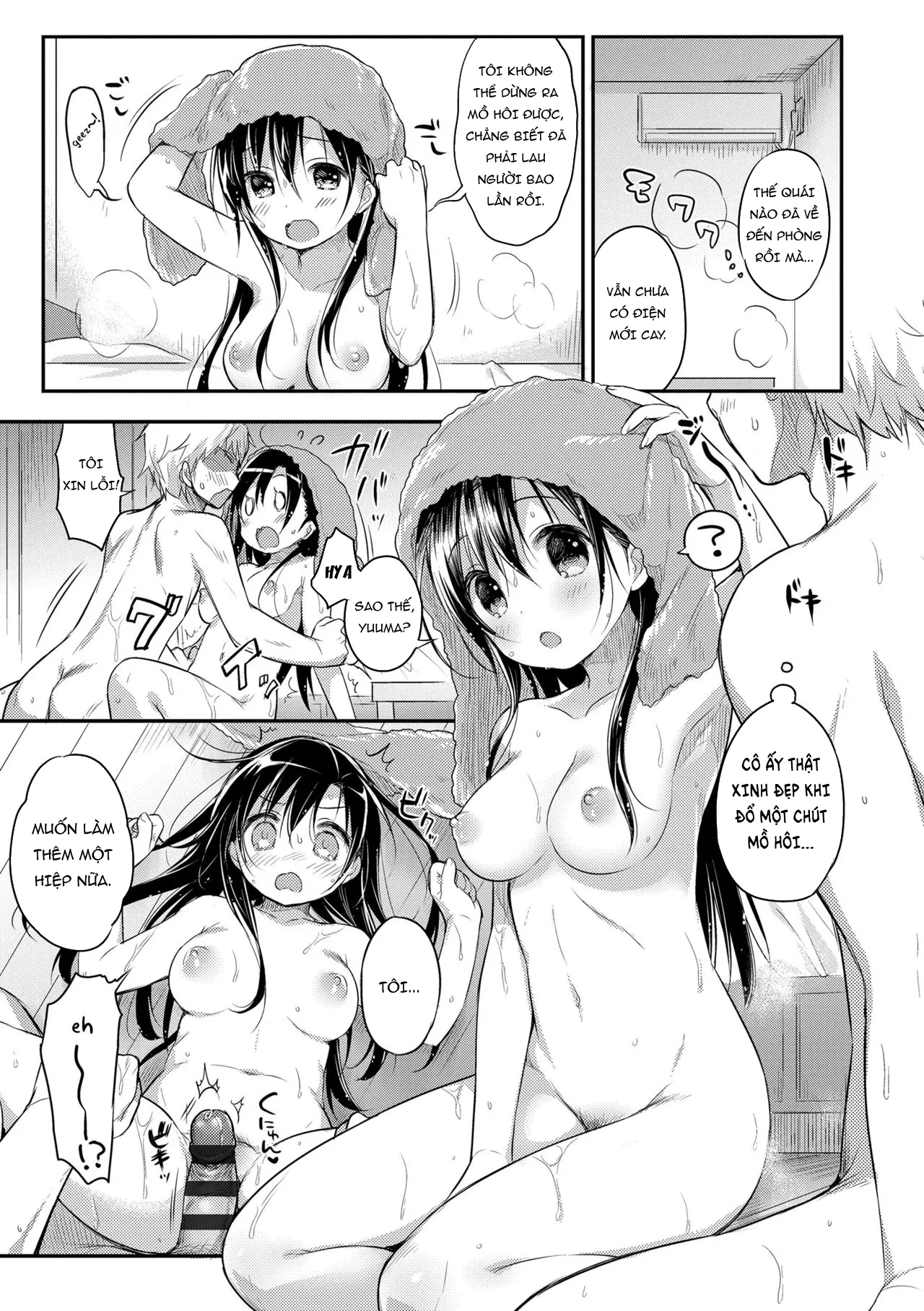 HentaiVN.net - Ảnh 16 - Hatsukoi Ecchi - First love H. - Chap 2: Hạ nhiệt