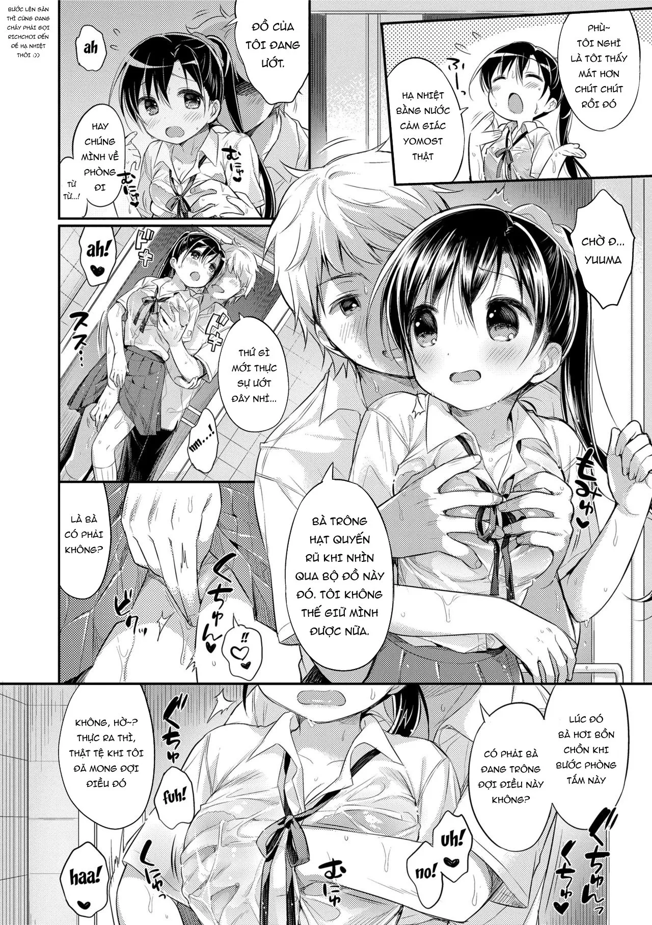 HentaiVN.net - Ảnh 7 - Hatsukoi Ecchi - First love H. - Chap 2: Hạ nhiệt