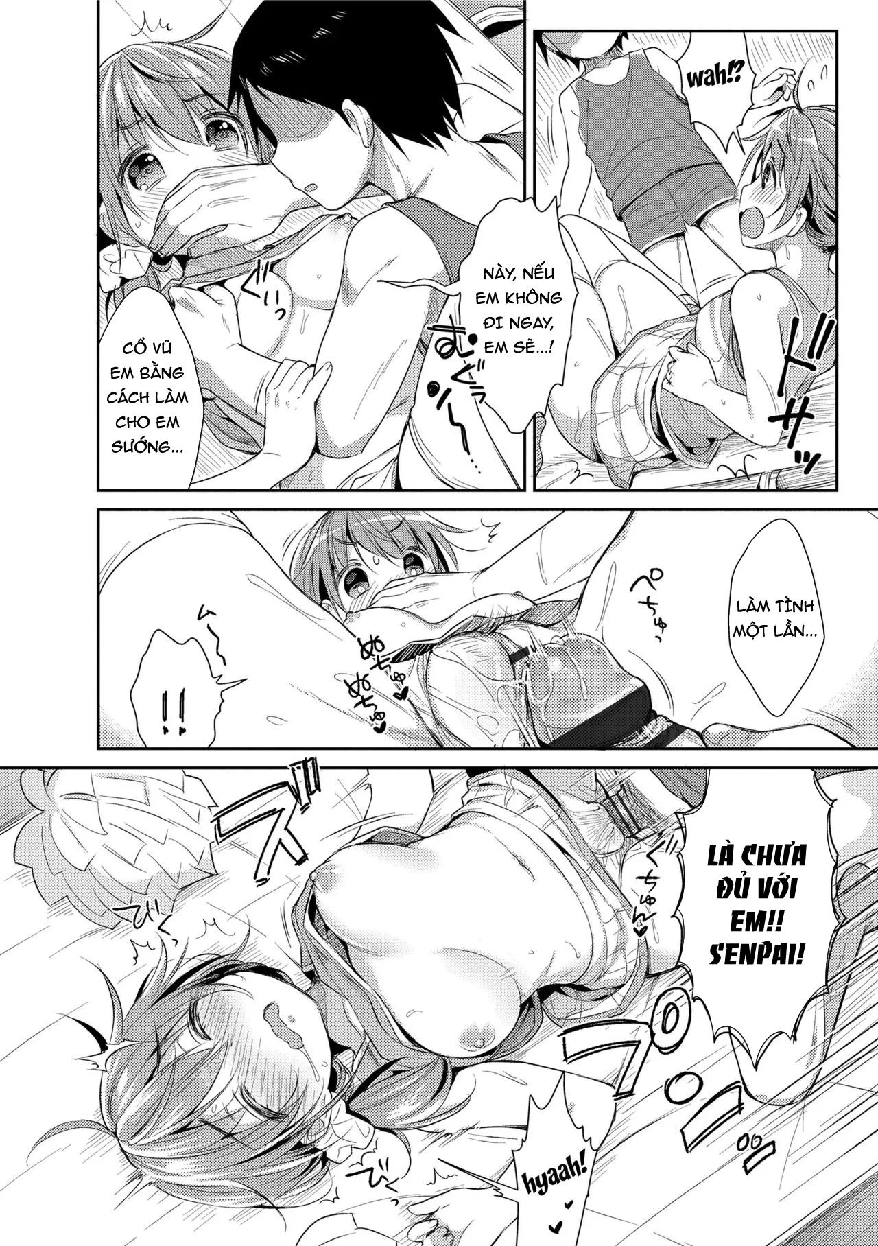 HentaiVN.net - Ảnh 19 - Hatsukoi Ecchi - First love H. - Chap 3: Hoạt Náo Viên