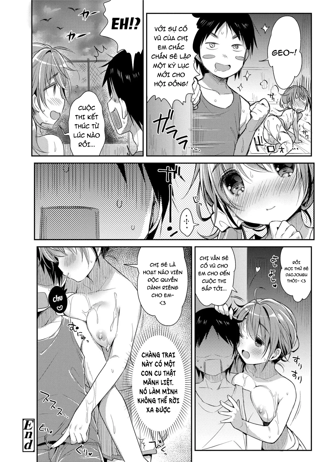 HentaiVN.net - Ảnh 23 - Hatsukoi Ecchi - First love H. - Chap 3: Hoạt Náo Viên