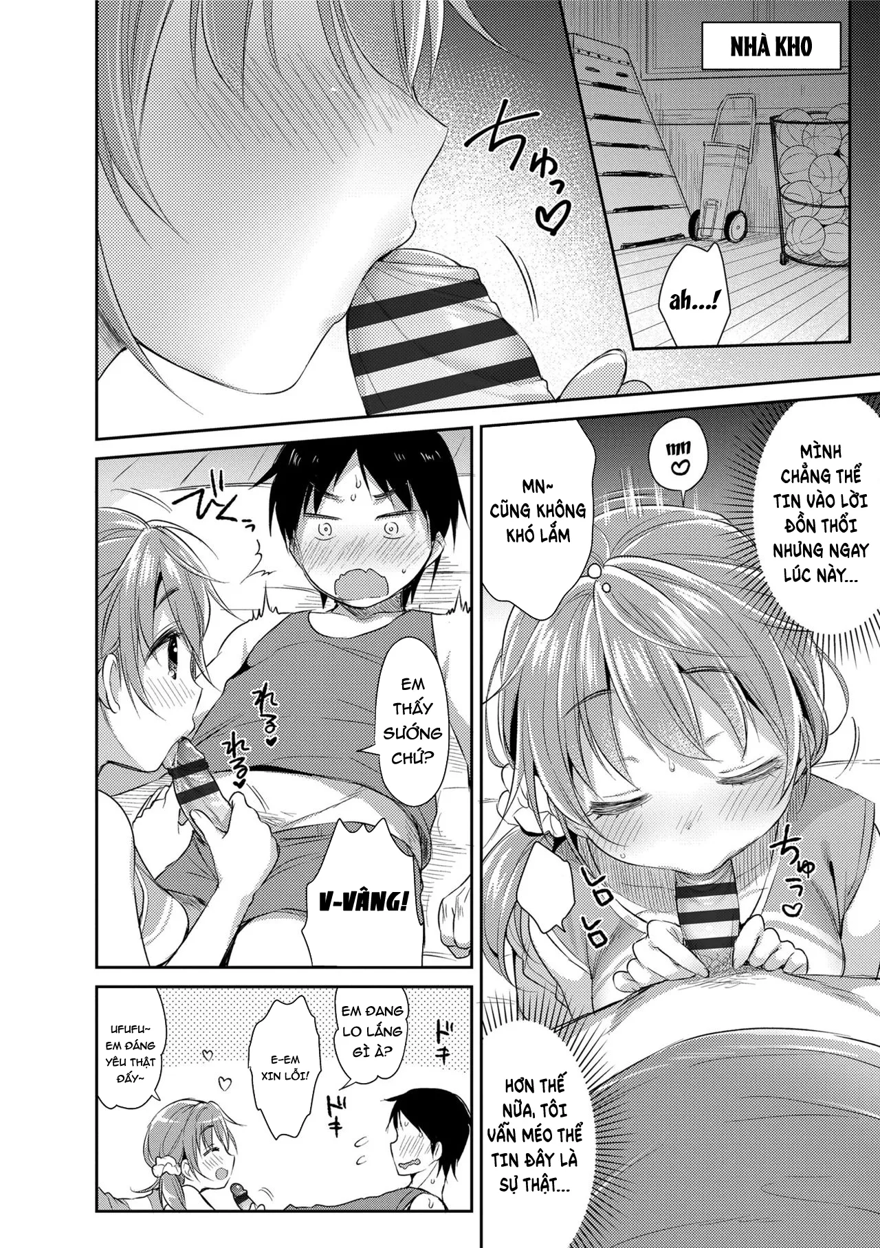 HentaiVN.net - Ảnh 7 - Hatsukoi Ecchi - First love H. - Chap 3: Hoạt Náo Viên