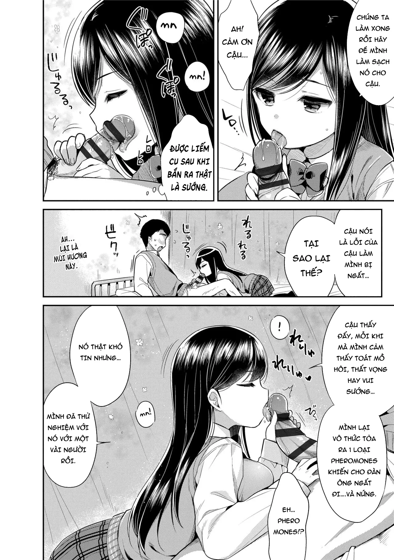 HentaiVN.net - Ảnh 9 - Hatsukoi Ecchi - First love H. - Chap 4: Pheromones