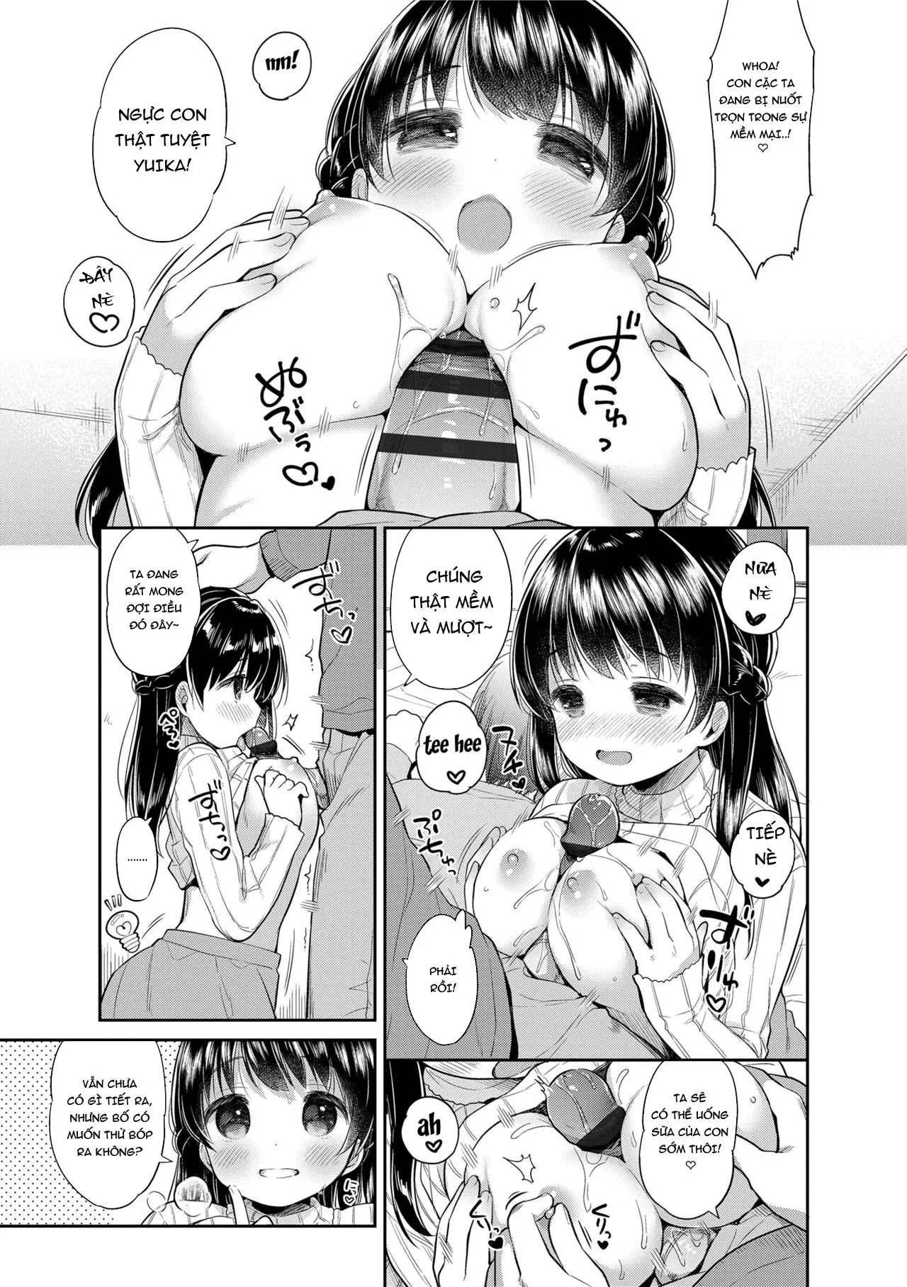 HentaiVN.net - Ảnh 11 - Hatsukoi Ecchi - First love H. - Chap 7.3: Mẹ đơn thân - END như bìu