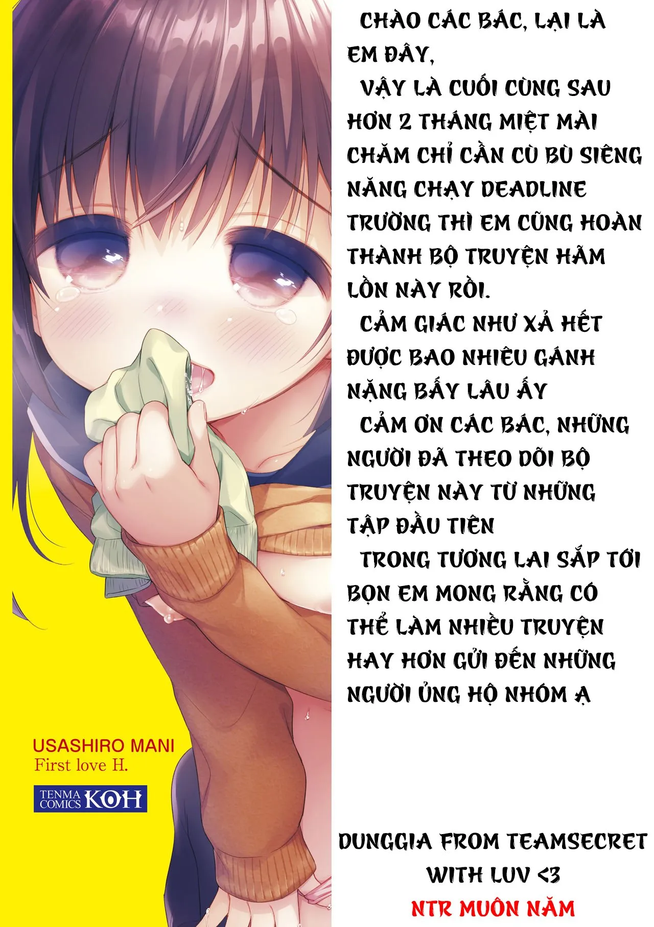 HentaiVN.net - Ảnh 26 - Hatsukoi Ecchi - First love H. - Chap 7.3: Mẹ đơn thân - END như bìu