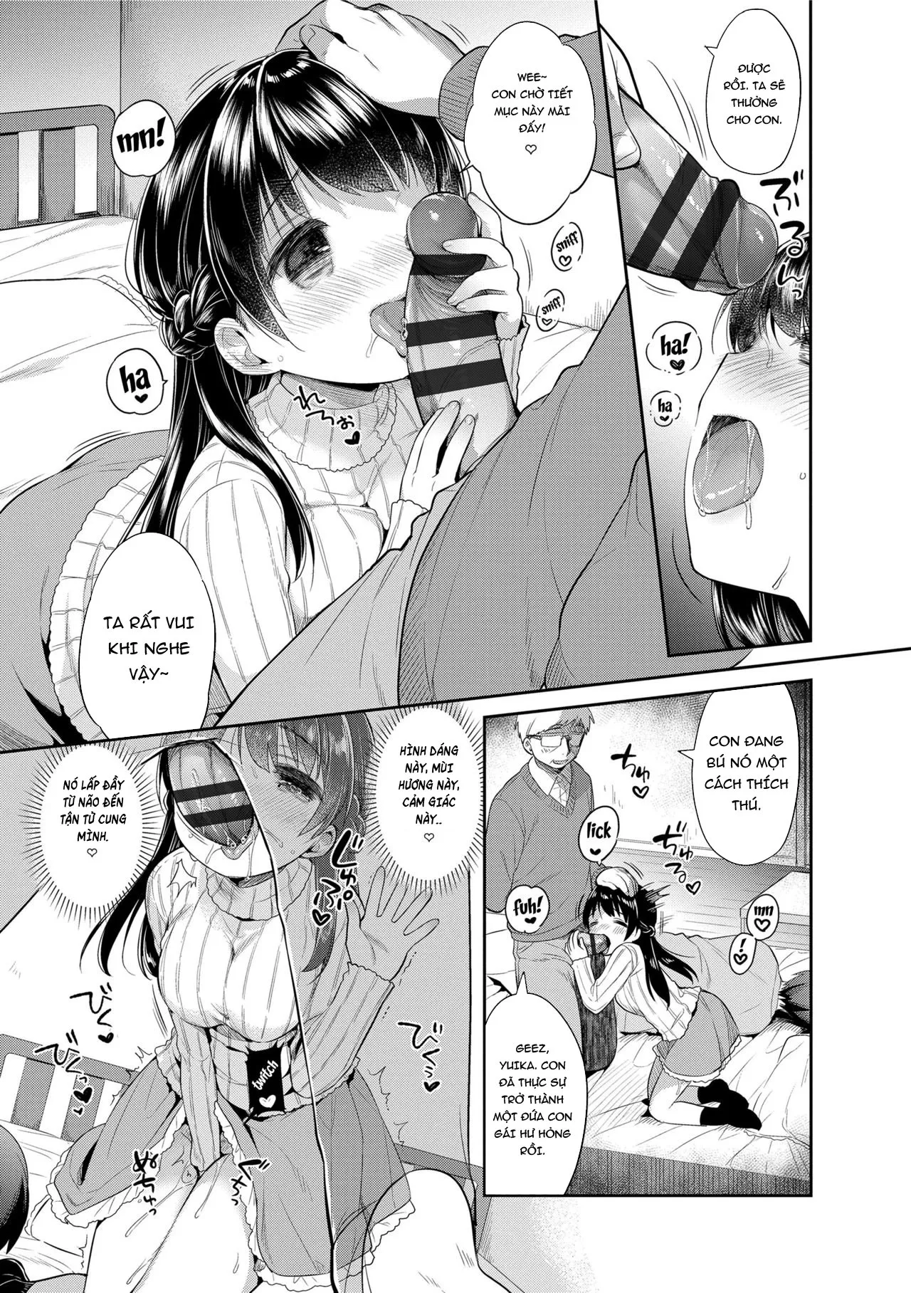 HentaiVN.net - Ảnh 9 - Hatsukoi Ecchi - First love H. - Chap 7.3: Mẹ đơn thân - END như bìu