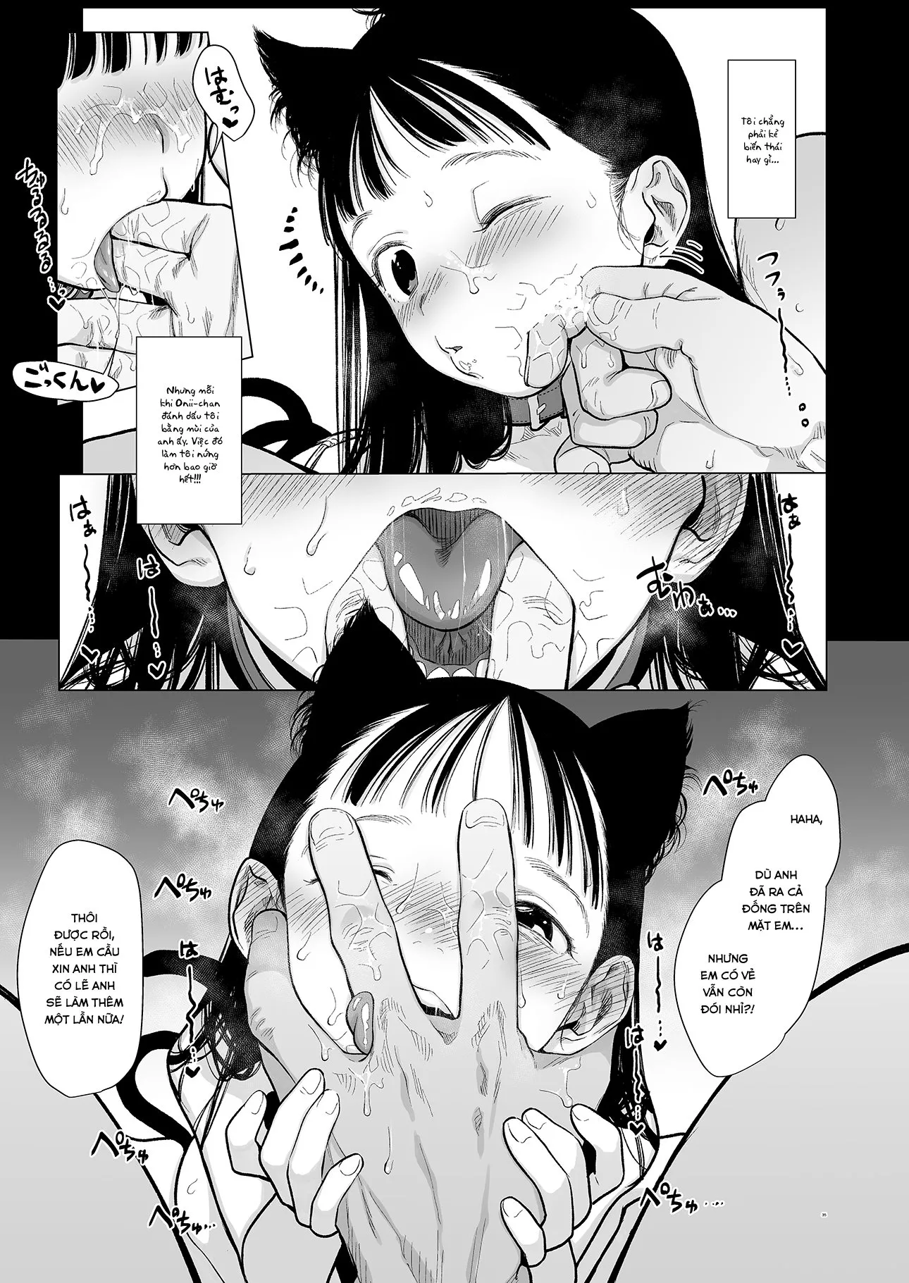HentaiVN.net - Ảnh 11 - Em gái bé bỏng kế bên tôi~ [Tonari ni Kosite kita Kawaii Onnanoko.] - Chap 2: Sếch em gái tai mèo