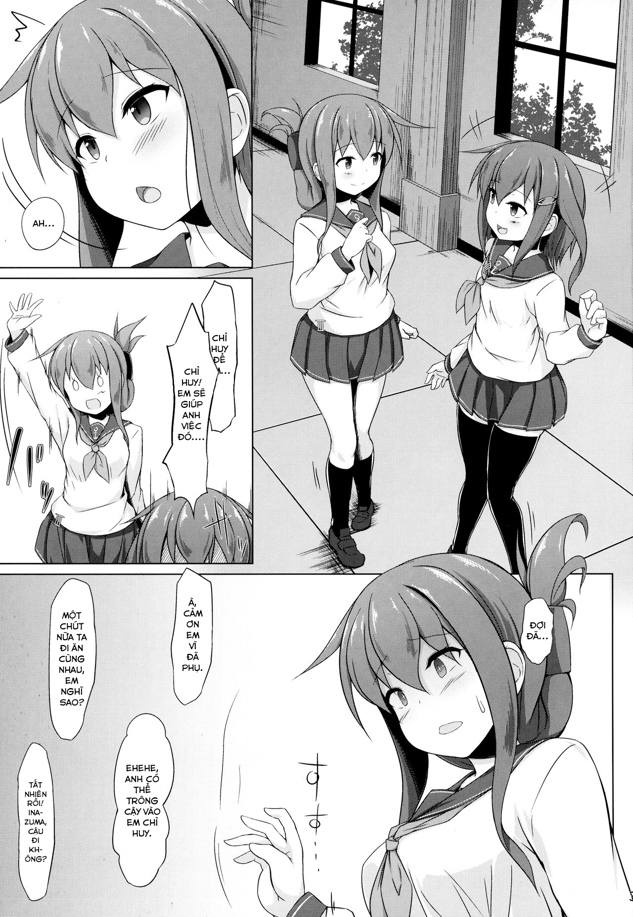 HentaiVN.net - Ảnh 3 - Ikazuchi và Inazuma muốn em bé của chỉ huy!! (Kantai Collection -KanColle-) [Ikazuchi to Inazuma wa Shireikan no Aka-chan ga Hoshii no desu!!; Ikazuchi and Inazuma Wants the Admiral's Babies!!] - Chap 1