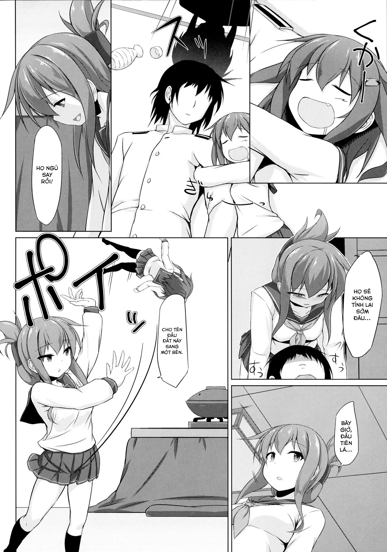 HentaiVN.net - Ảnh 8 - Ikazuchi và Inazuma muốn em bé của chỉ huy!! (Kantai Collection -KanColle-) [Ikazuchi to Inazuma wa Shireikan no Aka-chan ga Hoshii no desu!!; Ikazuchi and Inazuma Wants the Admiral's Babies!!] - Chap 1
