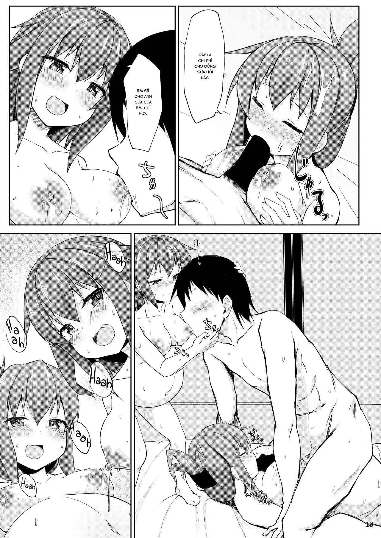HentaiVN.net - Ảnh 19 - Ikazuchi và Inazuma muốn em bé của chỉ huy!! (Kantai Collection -KanColle-) [Ikazuchi to Inazuma wa Shireikan no Aka-chan ga Hoshii no desu!!; Ikazuchi and Inazuma Wants the Admiral's Babies!!] - Chap 2: END