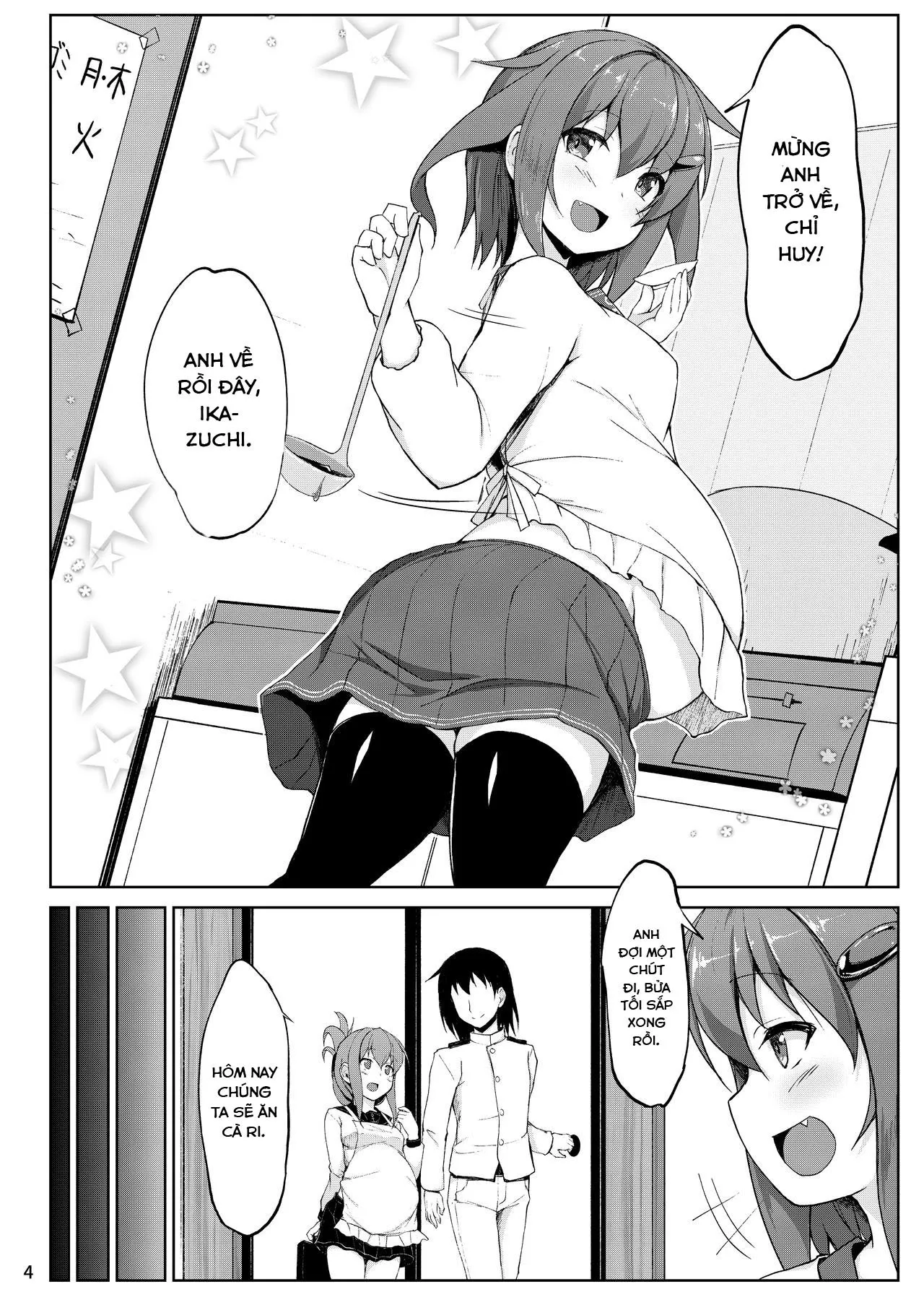 HentaiVN.net - Ảnh 4 - Ikazuchi và Inazuma muốn em bé của chỉ huy!! (Kantai Collection -KanColle-) [Ikazuchi to Inazuma wa Shireikan no Aka-chan ga Hoshii no desu!!; Ikazuchi and Inazuma Wants the Admiral's Babies!!] - Chap 2: END