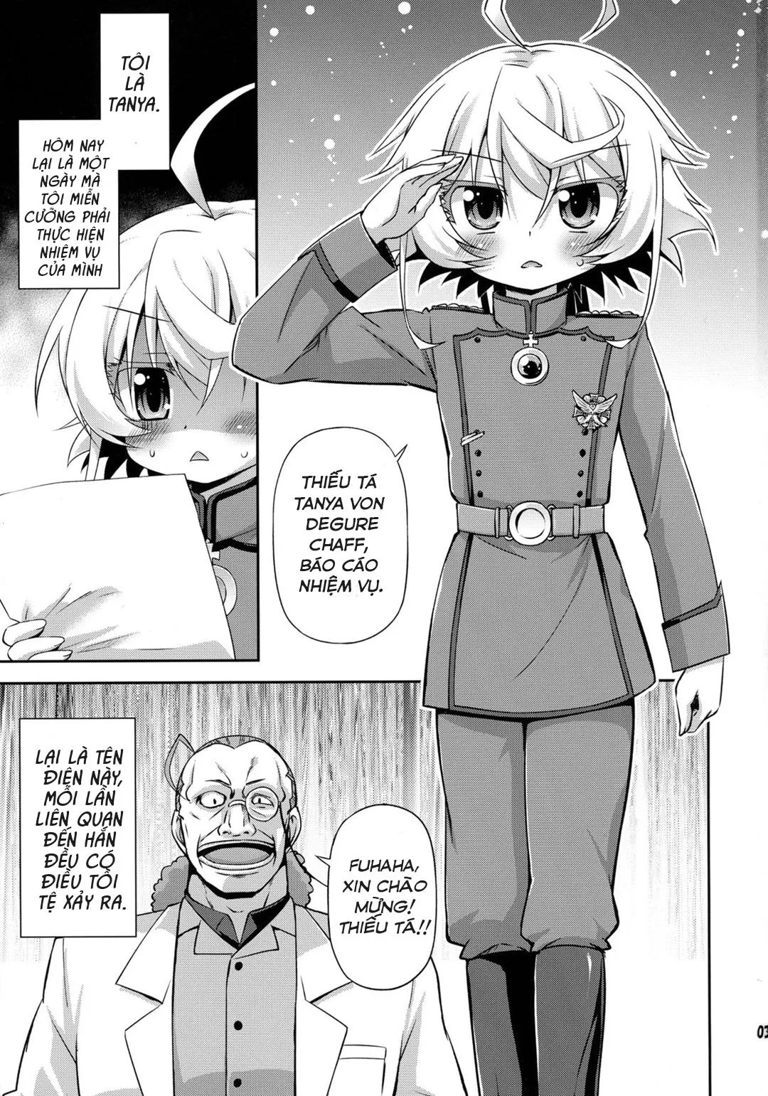 HentaiVN.net - Ảnh 4 - Thử nghiệm mới cùng thiếu tá Tanya [Elinium Pedo] - Oneshot