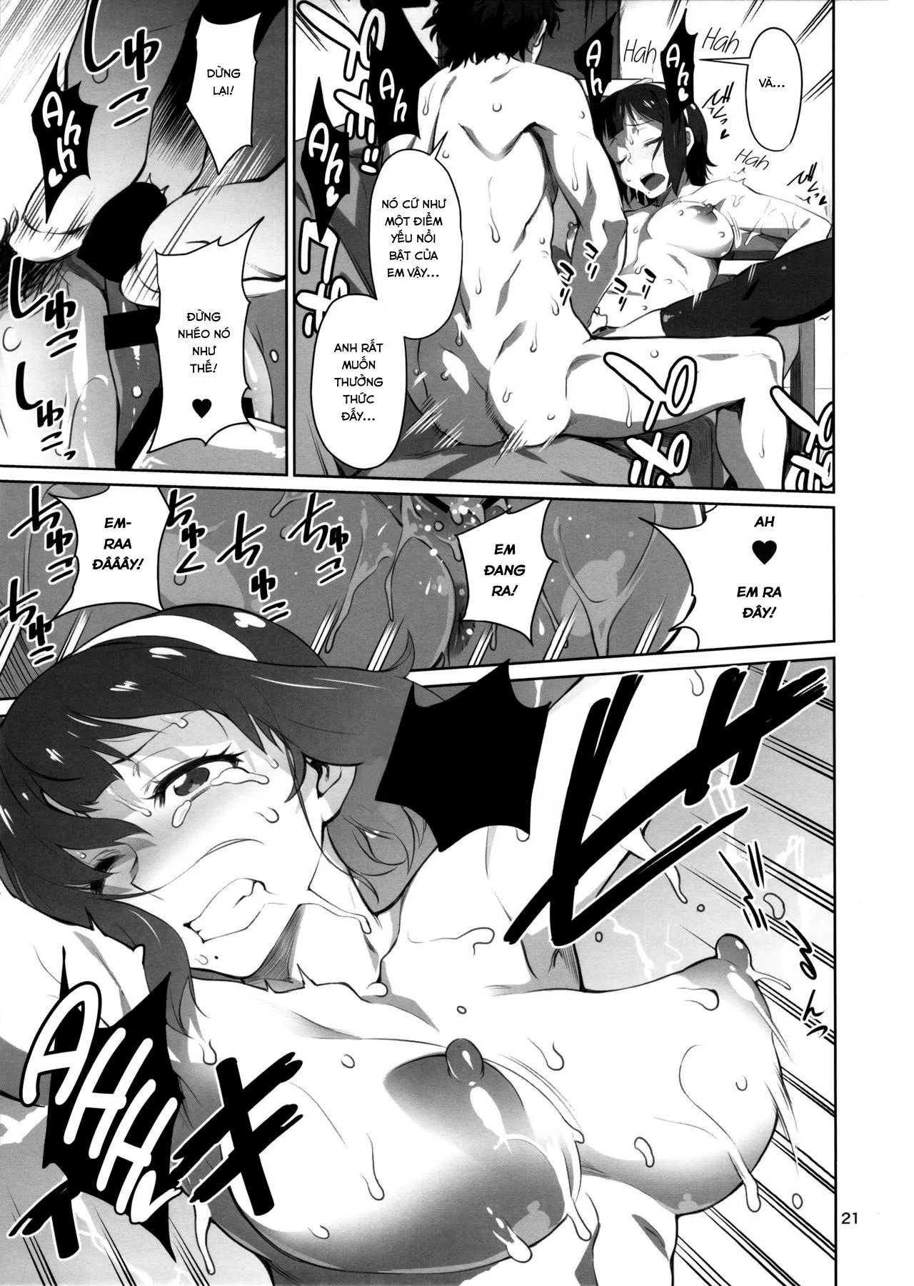 HentaiVN.net - Ảnh 23 - Công ty 765 và dịch vụ hỗ trợ ngoài giờ bí mật [Black Kigyou 765 Production] - Oneshot