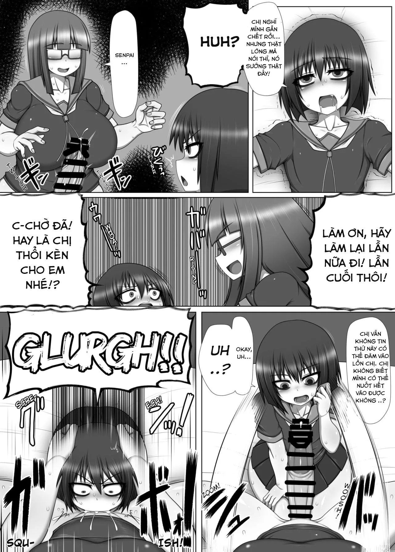 HentaiVN.net - Ảnh 12 - Bitch Ikka no Imouto ga Futanari Kouhai no Fudeoroshi Shitara Shinikaketa Hanashi. - Oneshot