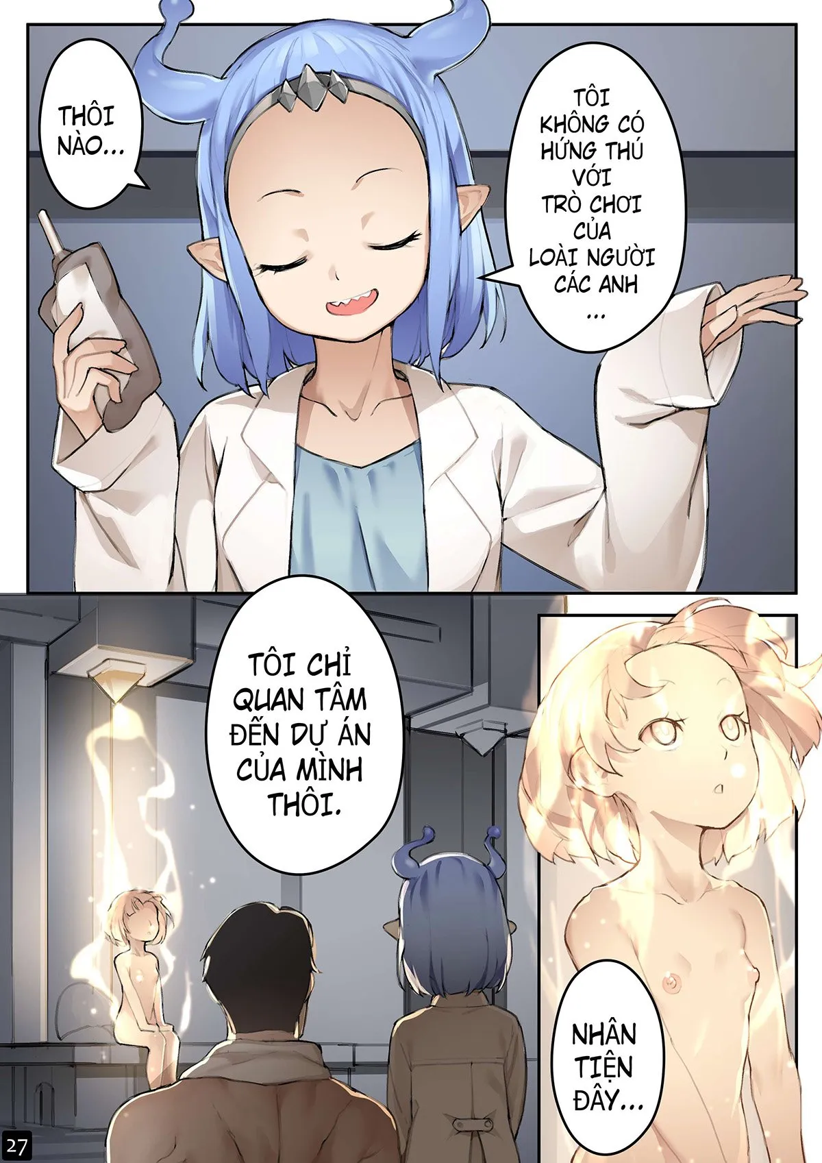 HentaiVN.net - Ảnh 29 - Điểm kỳ dị của thiếu nữ [MAIDEN SINGULARITY; 乙女の特異性] - Chap 4: Giải pháp