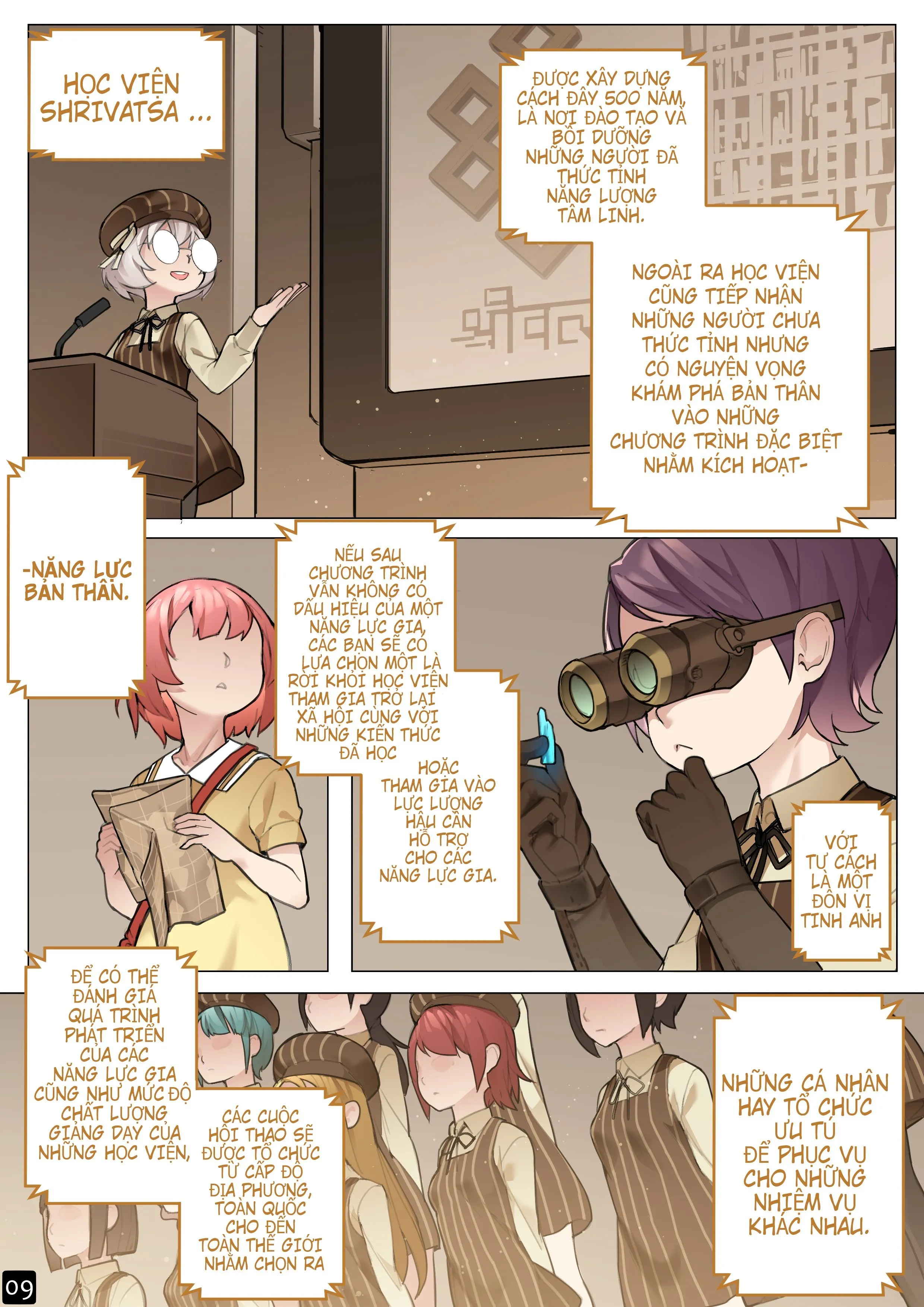 HentaiVN.net - Ảnh 12 - Điểm kỳ dị của thiếu nữ [MAIDEN SINGULARITY; 乙女の特異性] - Chap 5: Học viện Shrivatsa
