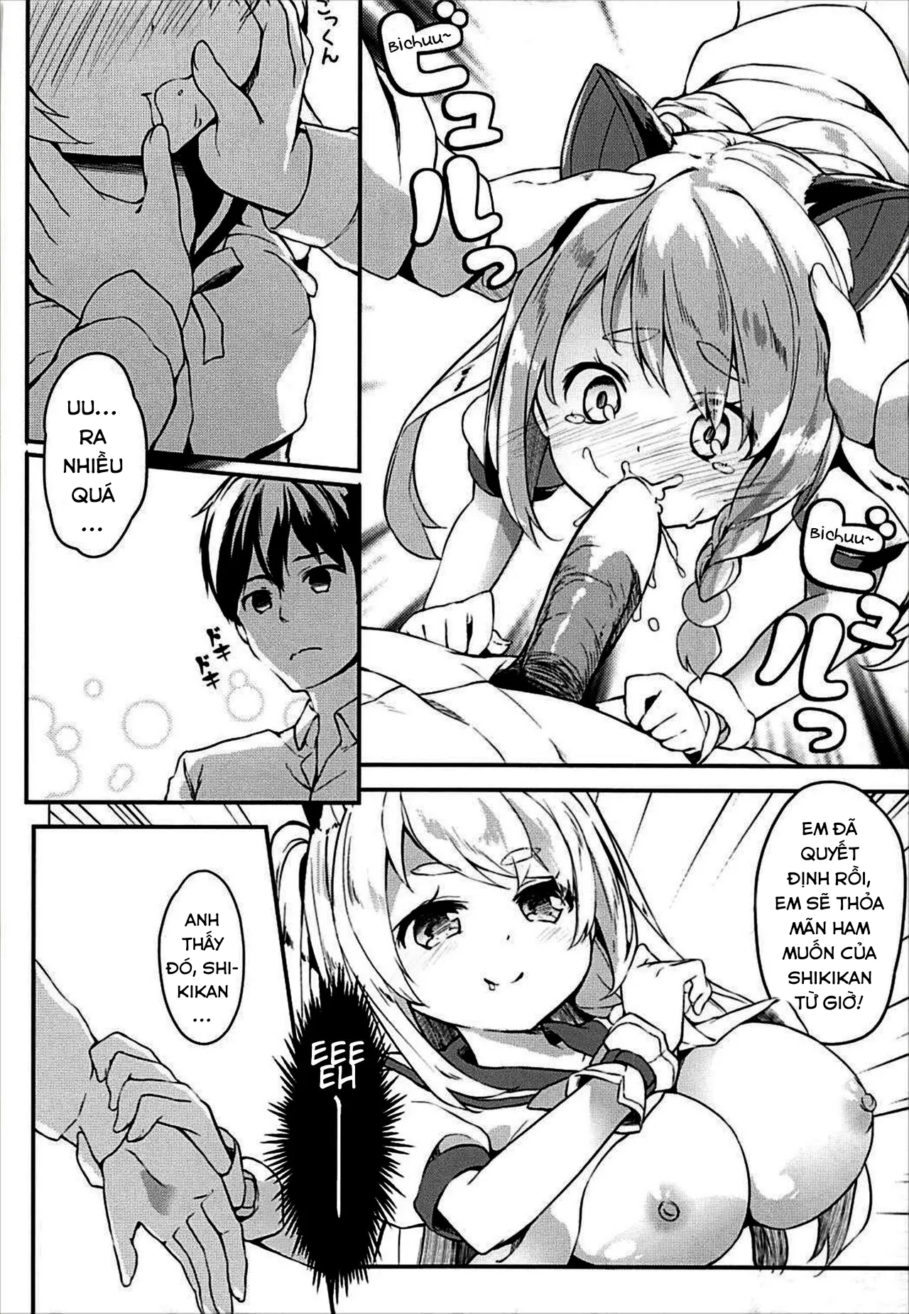 HentaiVN.net - Ảnh 11 - Hishokan Hajimemashita. -Shiratsuyu-class ver - Oneshot
