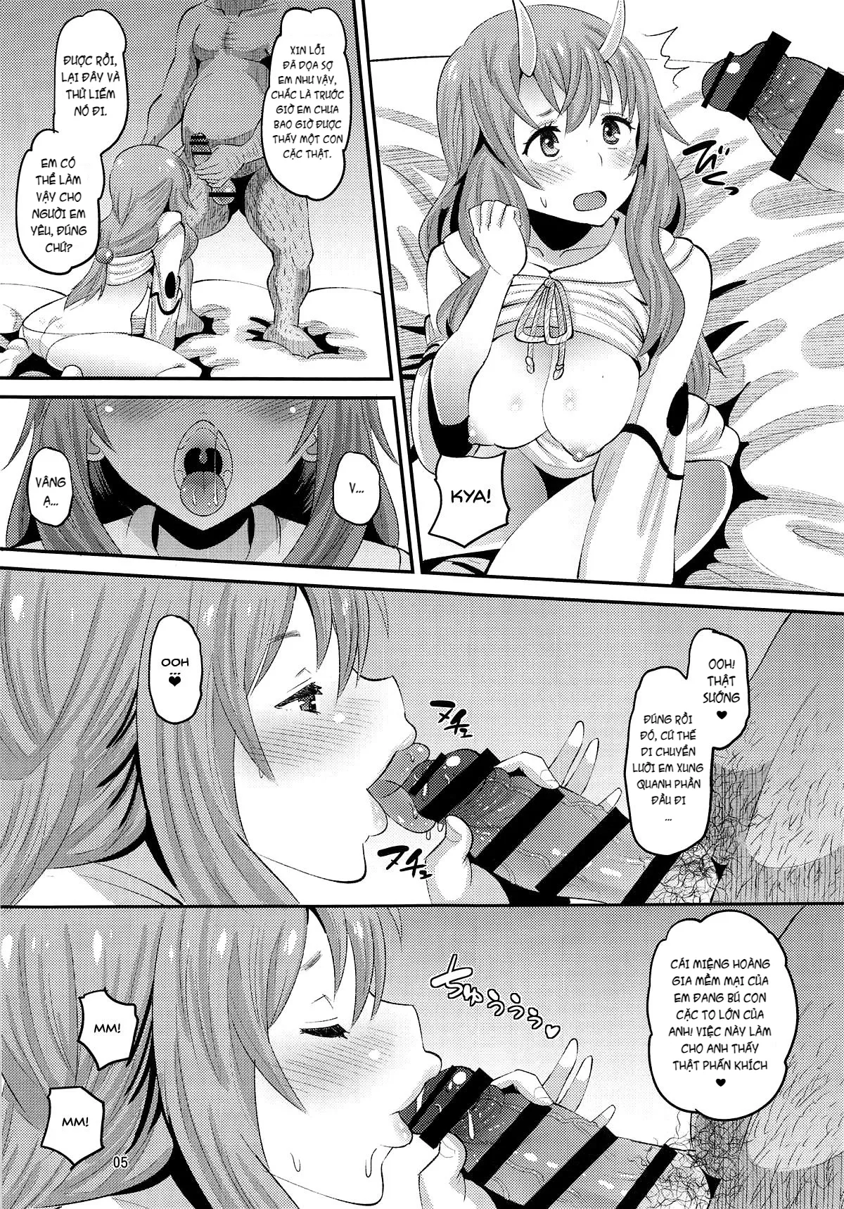 HentaiVN.net - Ảnh 3 - Oni Musume ni Inmon Tsukete Mita Ken - Oneshot