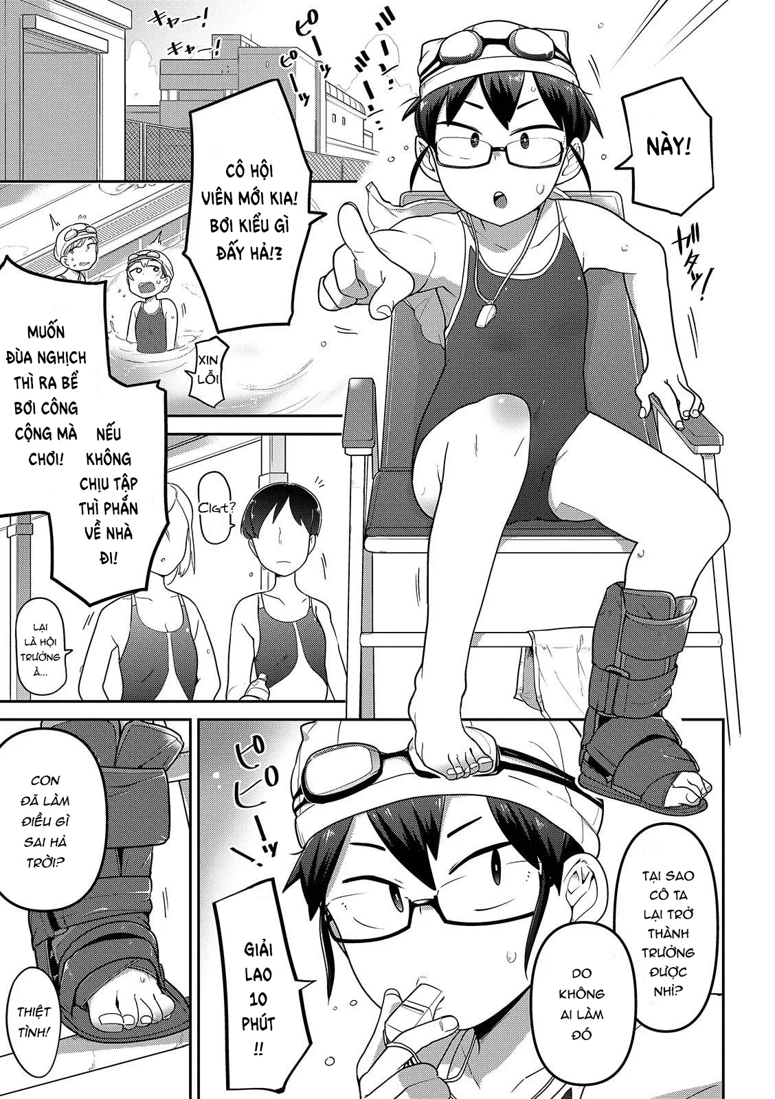 HentaiVN.net - Ảnh 6 - Hội trưởng vô dụng [いらない部長] - Oneshot