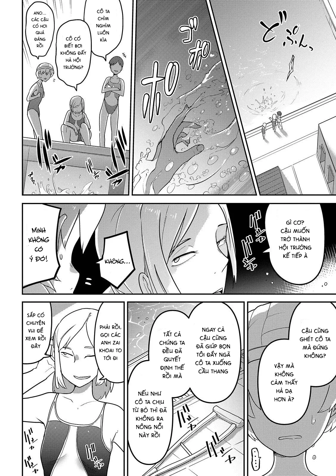 HentaiVN.net - Ảnh 9 - Hội trưởng vô dụng [いらない部長] - Oneshot