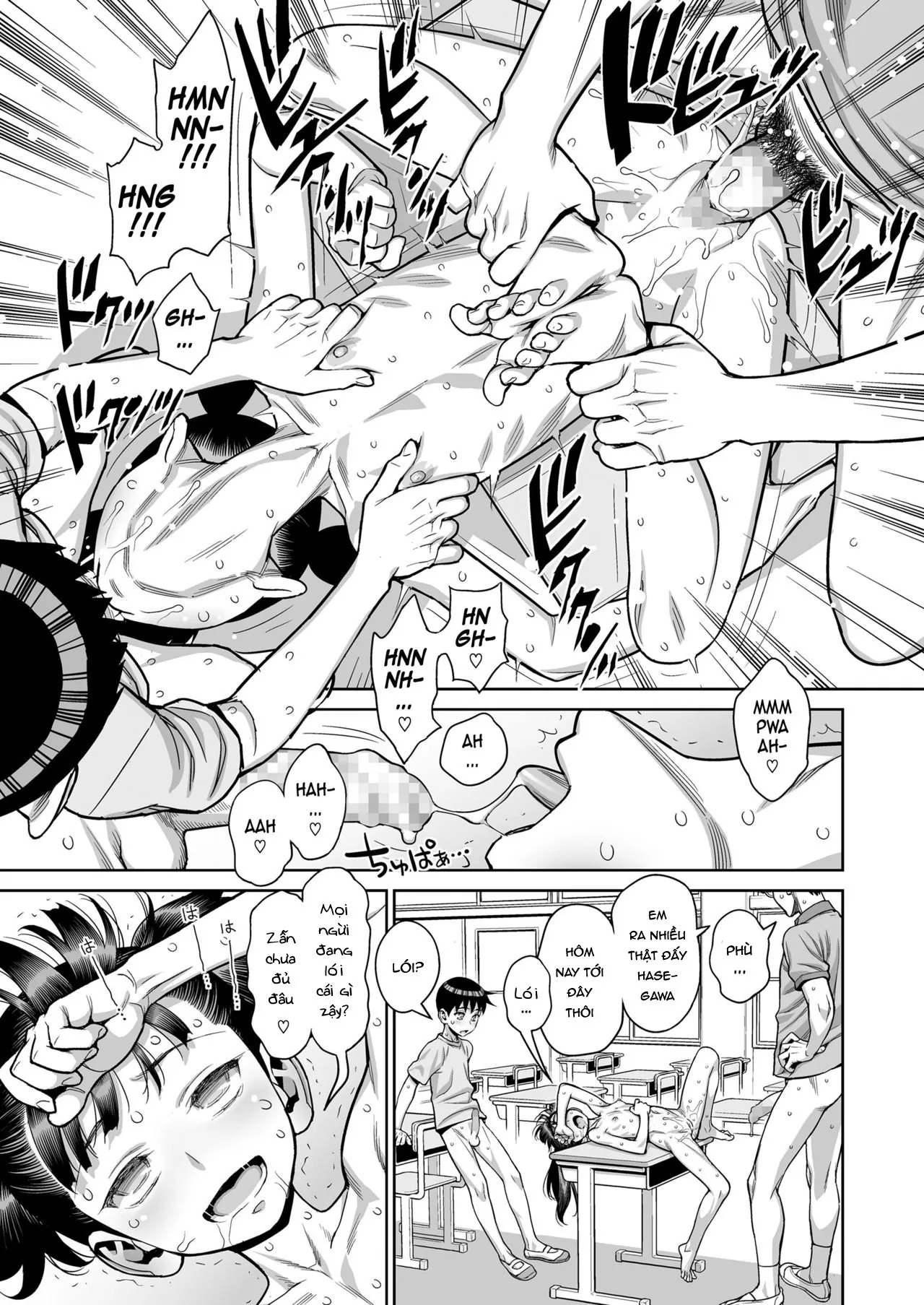 HentaiVN.net - Ảnh 18 - Thác loạn sau giờ học [Houkago no Kyoushitsu de Rankou Suru Inran JS nante Iru Hazu ga Nai!] - Oneshot
