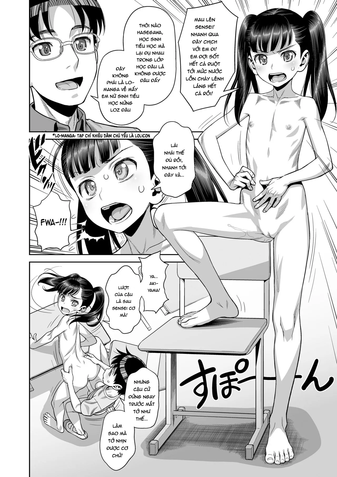 HentaiVN.net - Ảnh 3 - Thác loạn sau giờ học [Houkago no Kyoushitsu de Rankou Suru Inran JS nante Iru Hazu ga Nai!] - Oneshot