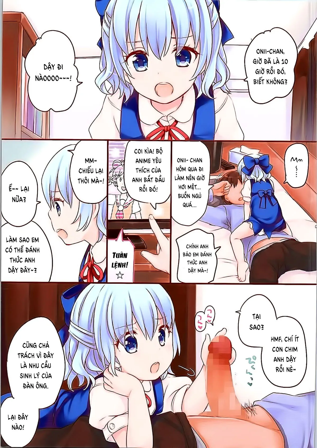 HentaiVN.net - Ảnh 4 - Hãy đánh thức anh dậy vào sáng thứ 7 (touhou project) [Please wake me up Saturday morning ; Doasa wa Okoshite kudasai] - Oneshot