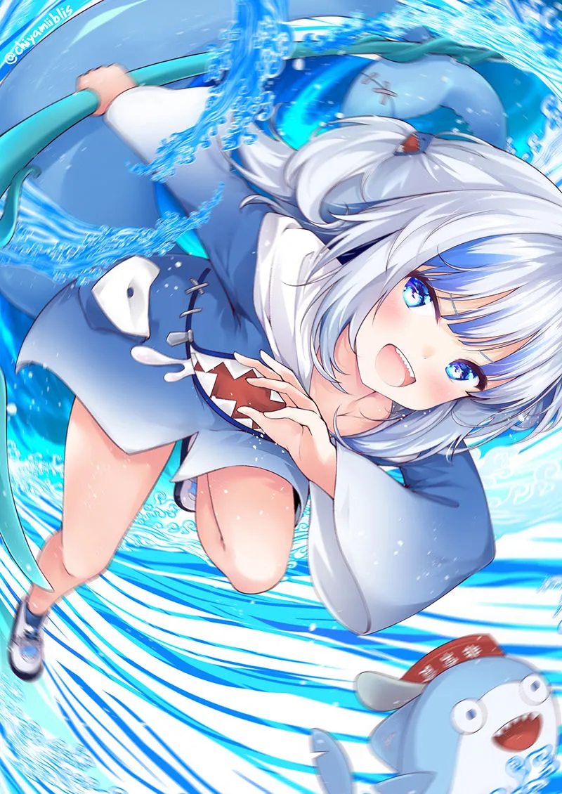HentaiVN.net - Ảnh 25 - Cùng đổ mồ hôi nào [Lets Sweat; Gawr Gura, Ring Fit Adventure] - Oneshot