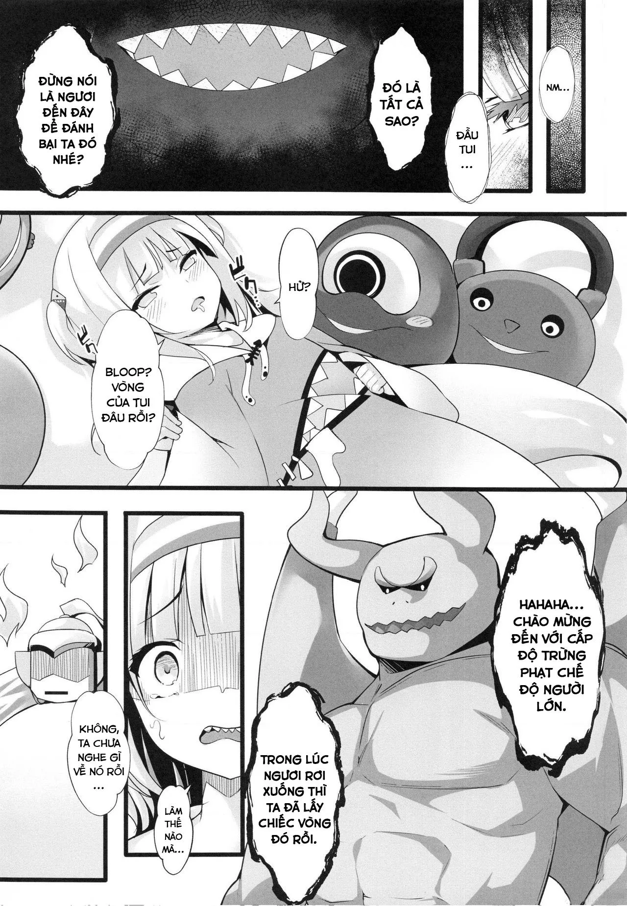 HentaiVN.net - Ảnh 6 - Cùng đổ mồ hôi nào [Lets Sweat; Gawr Gura, Ring Fit Adventure] - Oneshot