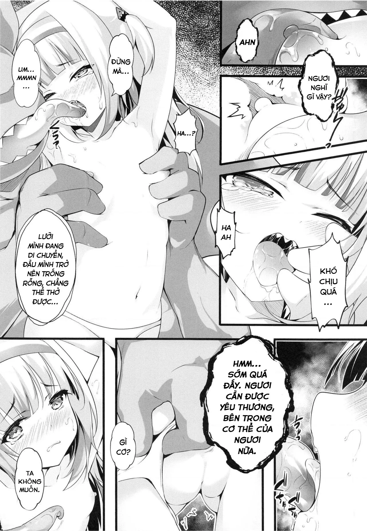 HentaiVN.net - Ảnh 8 - Cùng đổ mồ hôi nào [Lets Sweat; Gawr Gura, Ring Fit Adventure] - Oneshot