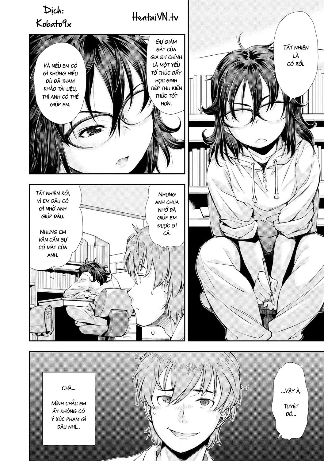 HentaiVN.net - Ảnh 4 - The Girl Who Loves to Study [Benkyo Suki no Onnanoko] - Oneshot
