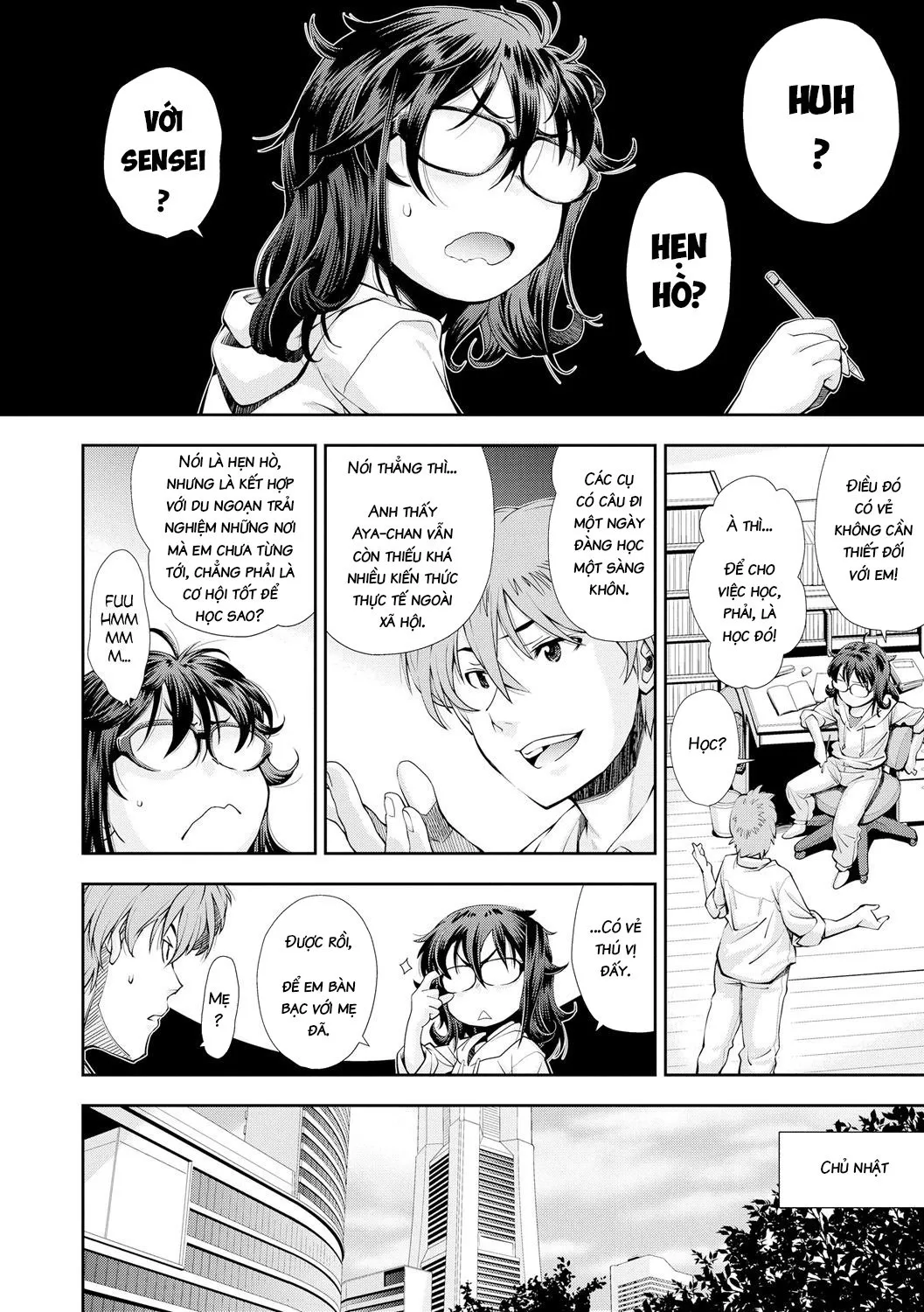 HentaiVN.net - Ảnh 6 - The Girl Who Loves to Study [Benkyo Suki no Onnanoko] - Oneshot