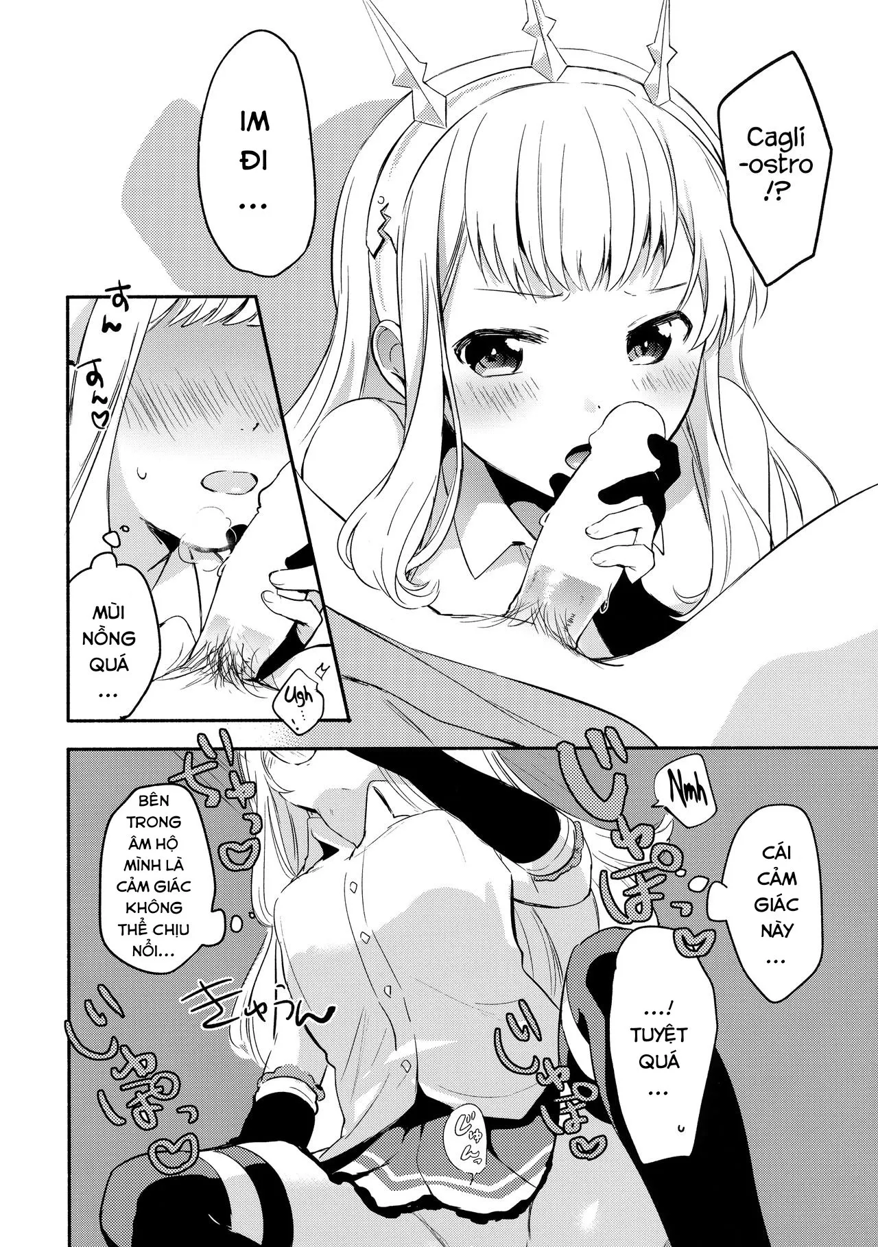 HentaiVN.net - Ảnh 16 - Cagliostro-chan đang yêu [Cagliostro-chan is in love with Gran; Cagliostro-chan wa Gran-kun no Koto ga Daisuki] - Oneshot