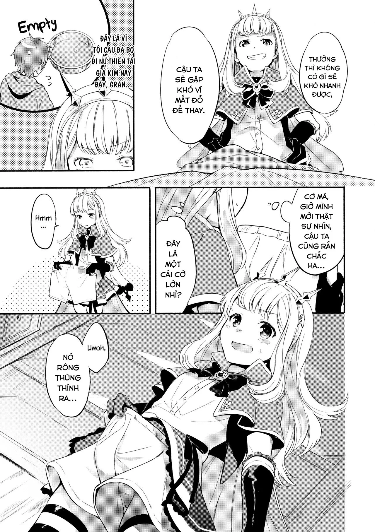 HentaiVN.net - Ảnh 9 - Cagliostro-chan đang yêu [Cagliostro-chan is in love with Gran; Cagliostro-chan wa Gran-kun no Koto ga Daisuki] - Oneshot