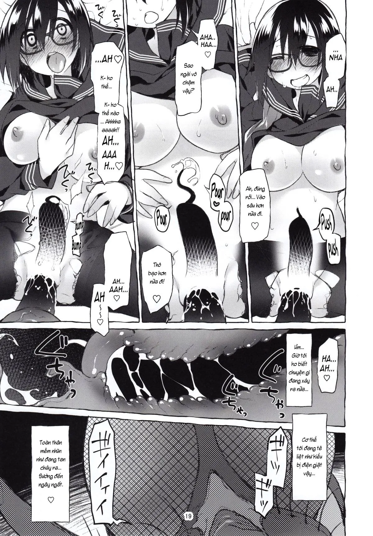 HentaiVN.net - Ảnh 3 - Thương em, đụ nát cái lồn. [Summer of alien] - Chap 2: Mang thai.