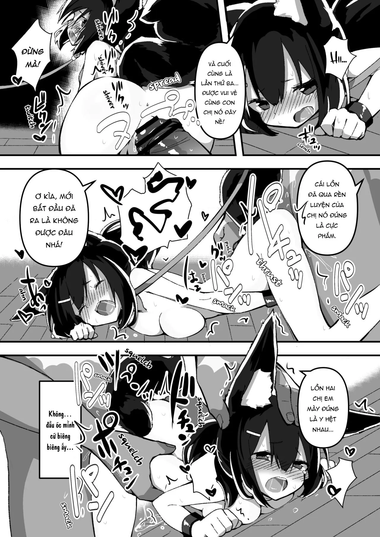 HentaiVN.net - Ảnh 20 - Chị em nhà cáo [Shimai no Oshigoto] - Siêu phẩm mẹ rồi