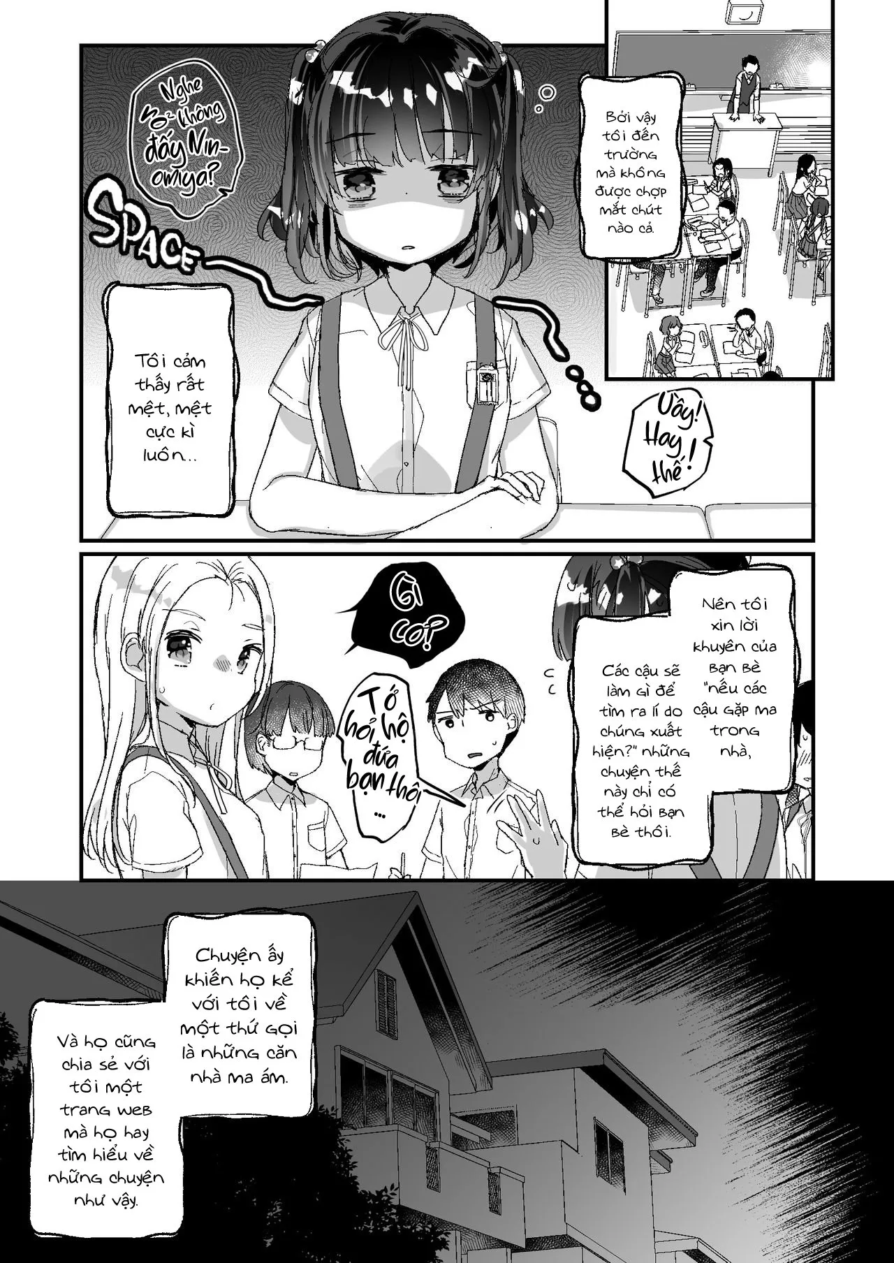 HentaiVN.net - Ảnh 8 - Có một con ma ở trong nhà mình!:Tình yêu ngang trái [Uchi ni wa Yuurei-san ga Imasu Yokorenbo Hen] - Chap 1