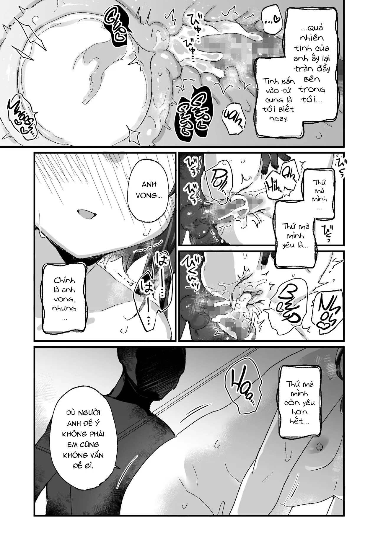 HentaiVN.net - Ảnh 15 - Có một con ma ở trong nhà mình!:Tình yêu ngang trái [Uchi ni wa Yuurei-san ga Imasu Yokorenbo Hen] - Chap 2: end