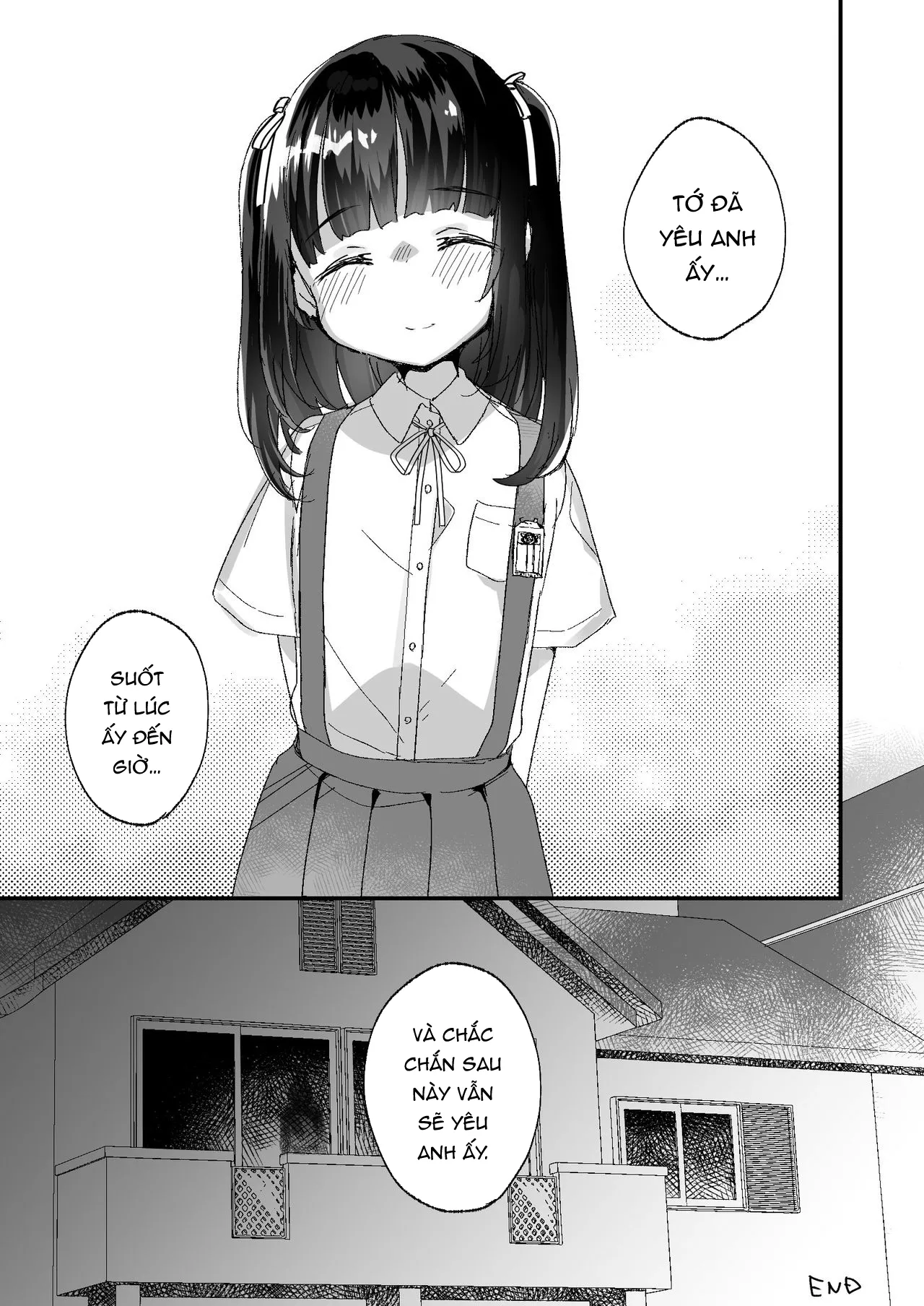 HentaiVN.net - Ảnh 18 - Có một con ma ở trong nhà mình!:Tình yêu ngang trái [Uchi ni wa Yuurei-san ga Imasu Yokorenbo Hen] - Chap 2: end