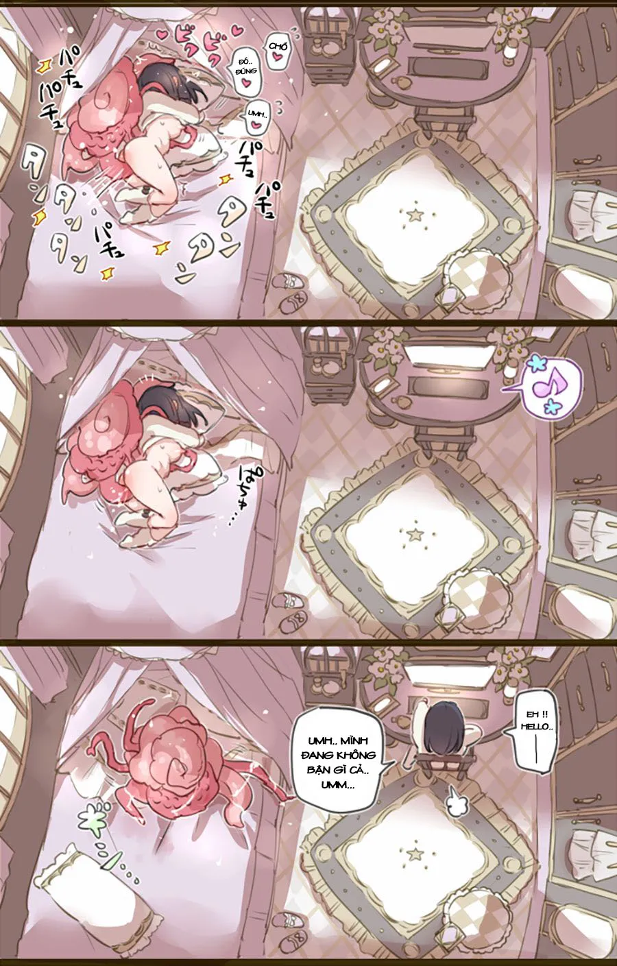 HentaiVN.net - Ảnh 5 - Ouchi de Yaru Koto Nai node Shokushu Shoukan Shite Ecchi ni Fukeru Mahou Shoujo - Oneshot