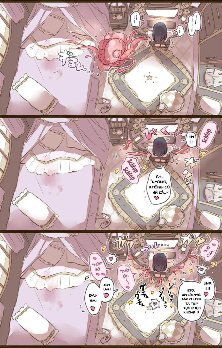 HentaiVN.net - Ảnh 6 - Ouchi de Yaru Koto Nai node Shokushu Shoukan Shite Ecchi ni Fukeru Mahou Shoujo - Oneshot