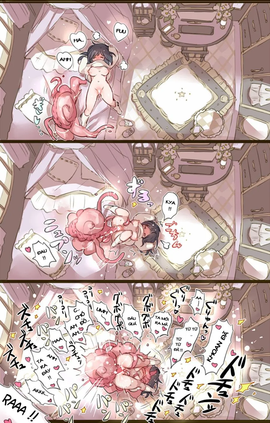 HentaiVN.net - Ảnh 9 - Ouchi de Yaru Koto Nai node Shokushu Shoukan Shite Ecchi ni Fukeru Mahou Shoujo - Oneshot