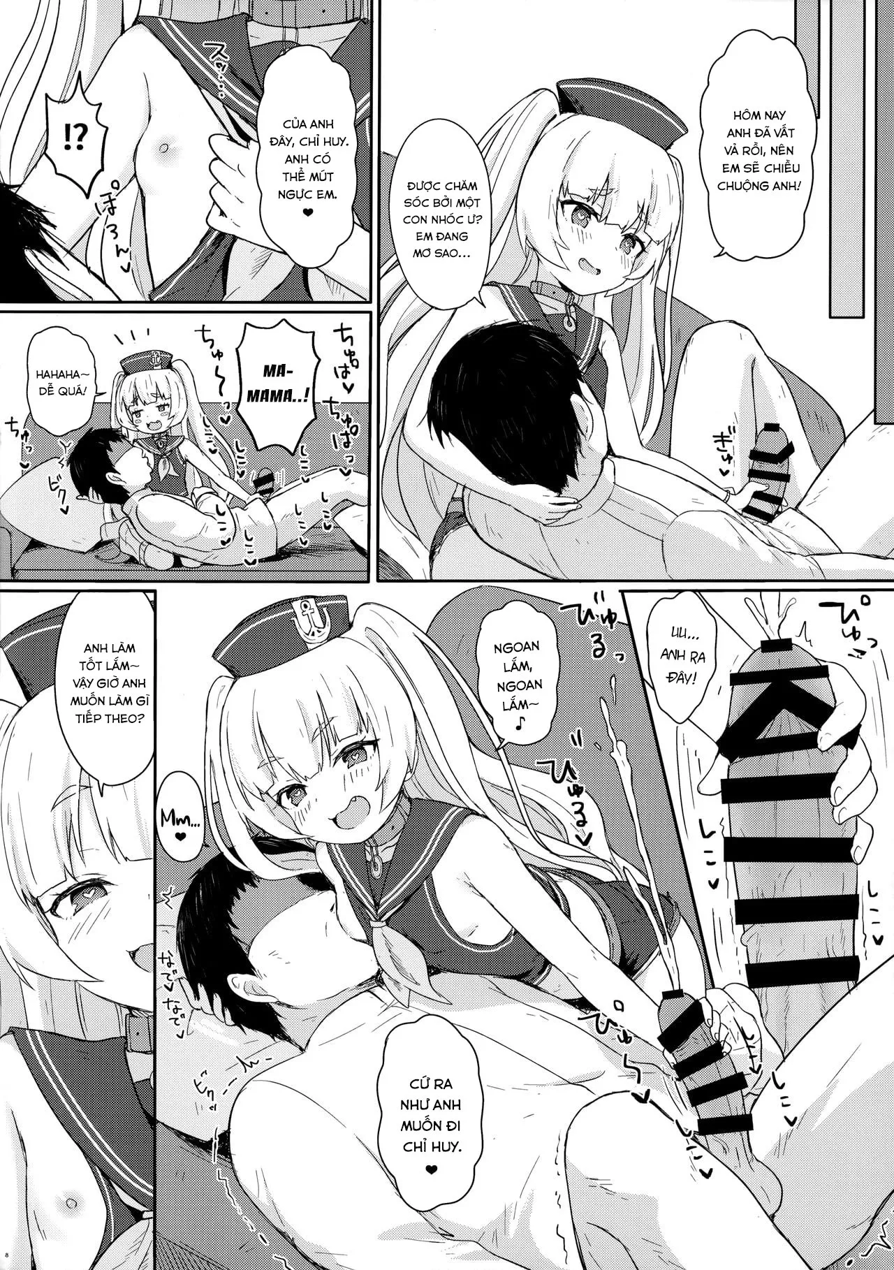 HentaiVN.net - Ảnh 10 - Leave Everything To Bache! (Azur Lane) [Bache ni Bacchiri Omakase!] - Oneshot