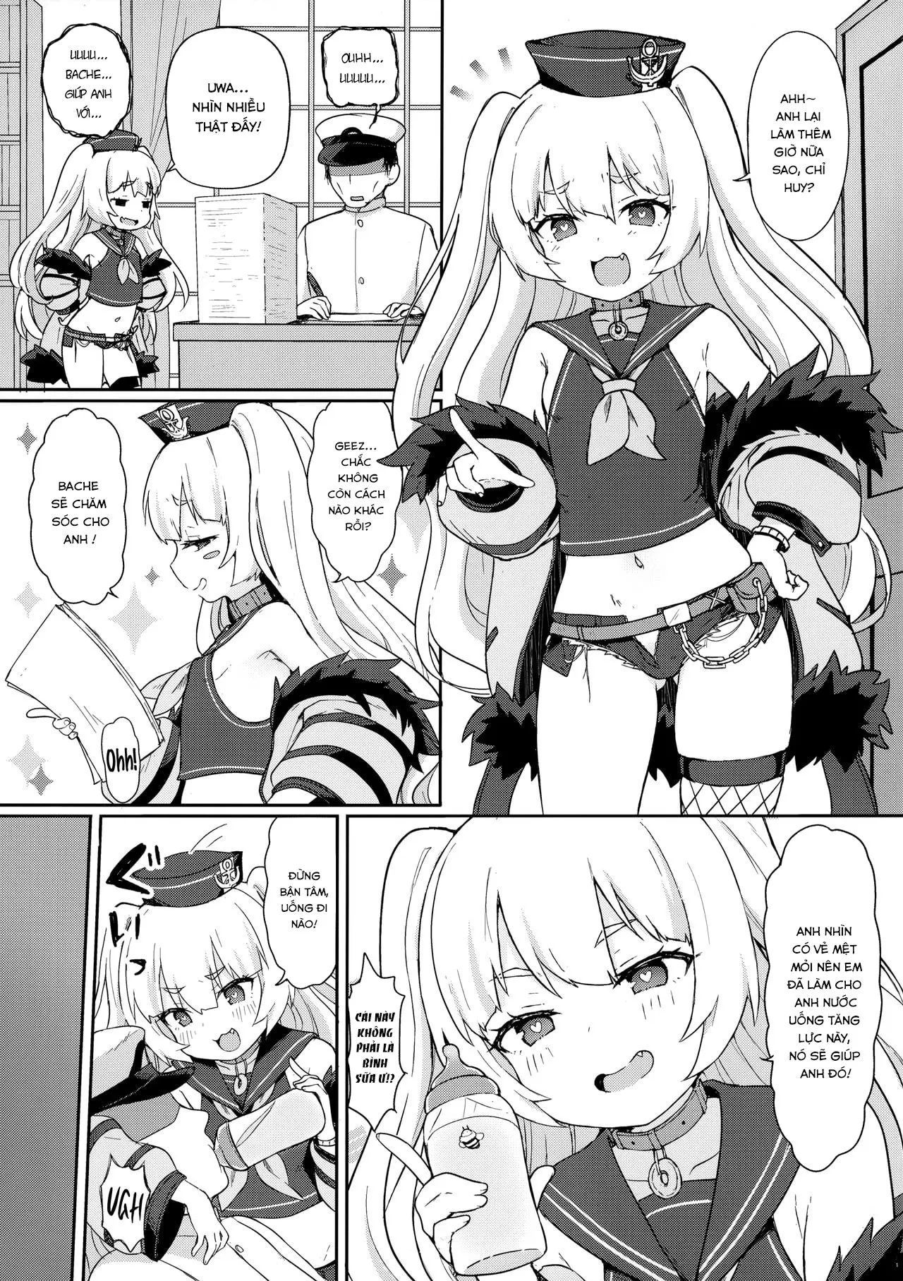 HentaiVN.net - Ảnh 3 - Leave Everything To Bache! (Azur Lane) [Bache ni Bacchiri Omakase!] - Oneshot