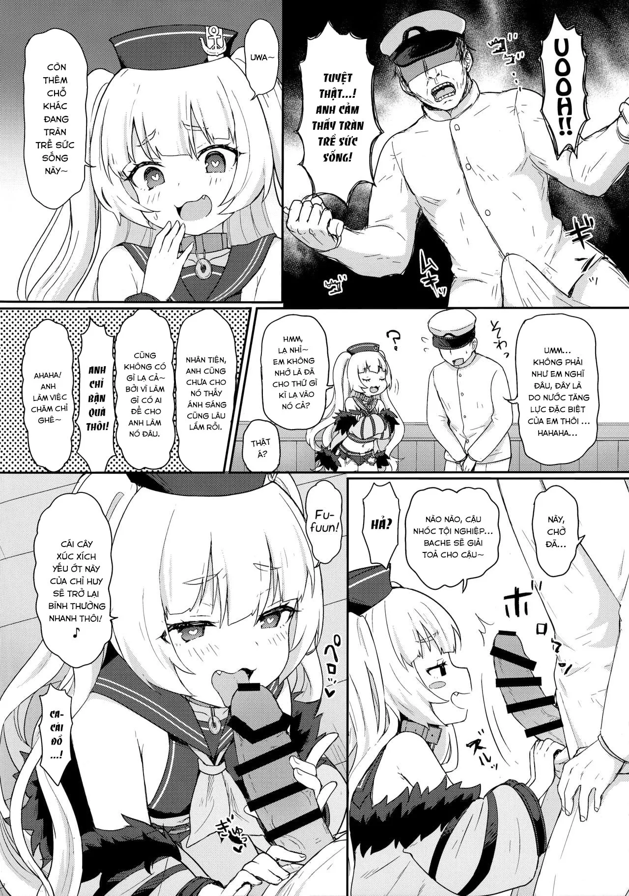 HentaiVN.net - Ảnh 4 - Leave Everything To Bache! (Azur Lane) [Bache ni Bacchiri Omakase!] - Oneshot