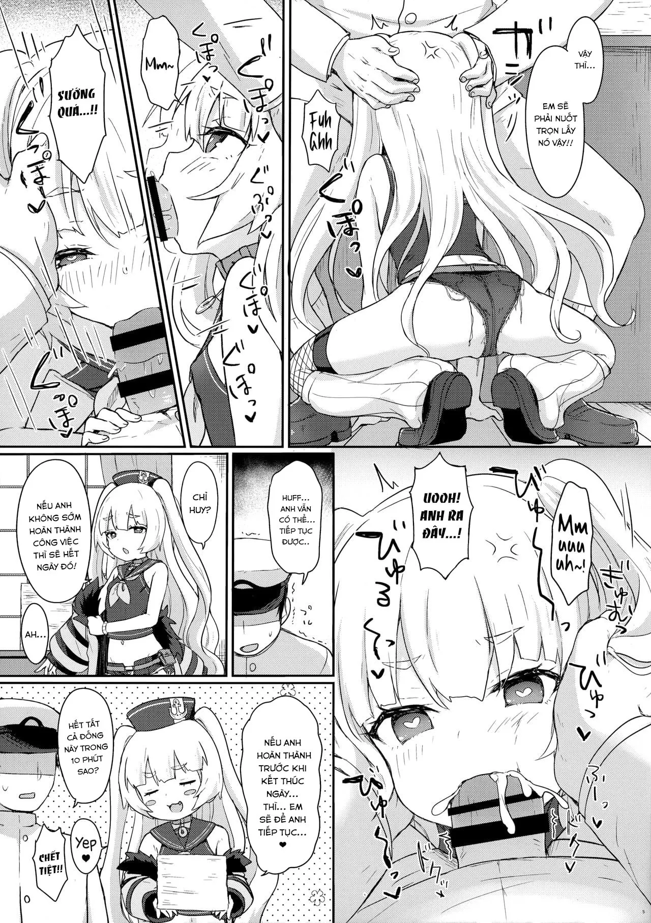 HentaiVN.net - Ảnh 7 - Leave Everything To Bache! (Azur Lane) [Bache ni Bacchiri Omakase!] - Oneshot